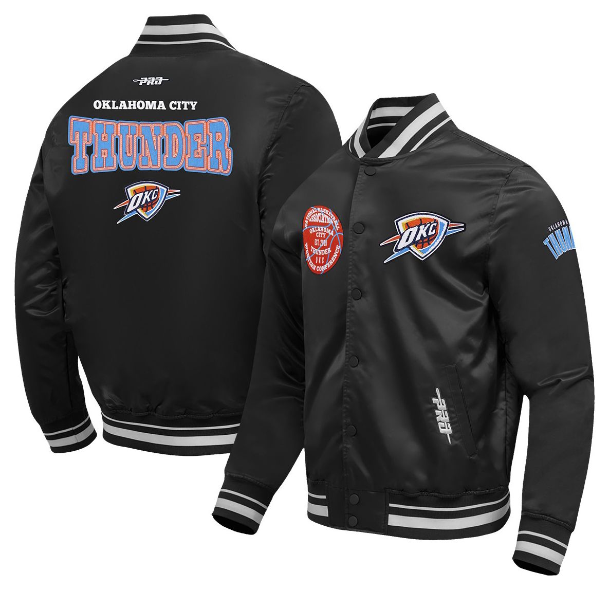 Pro Standard Men's Oklahoma City Thunder Day One Satin Jacket