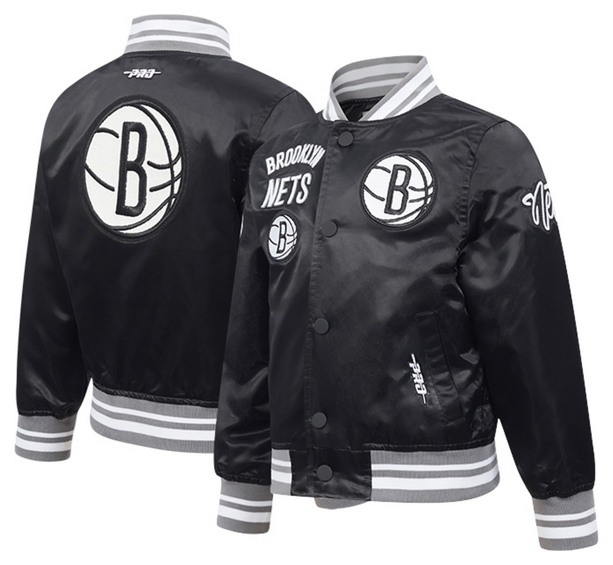Pro Standard Toddler Brooklyn Nets Retro Classics Satin Jacket