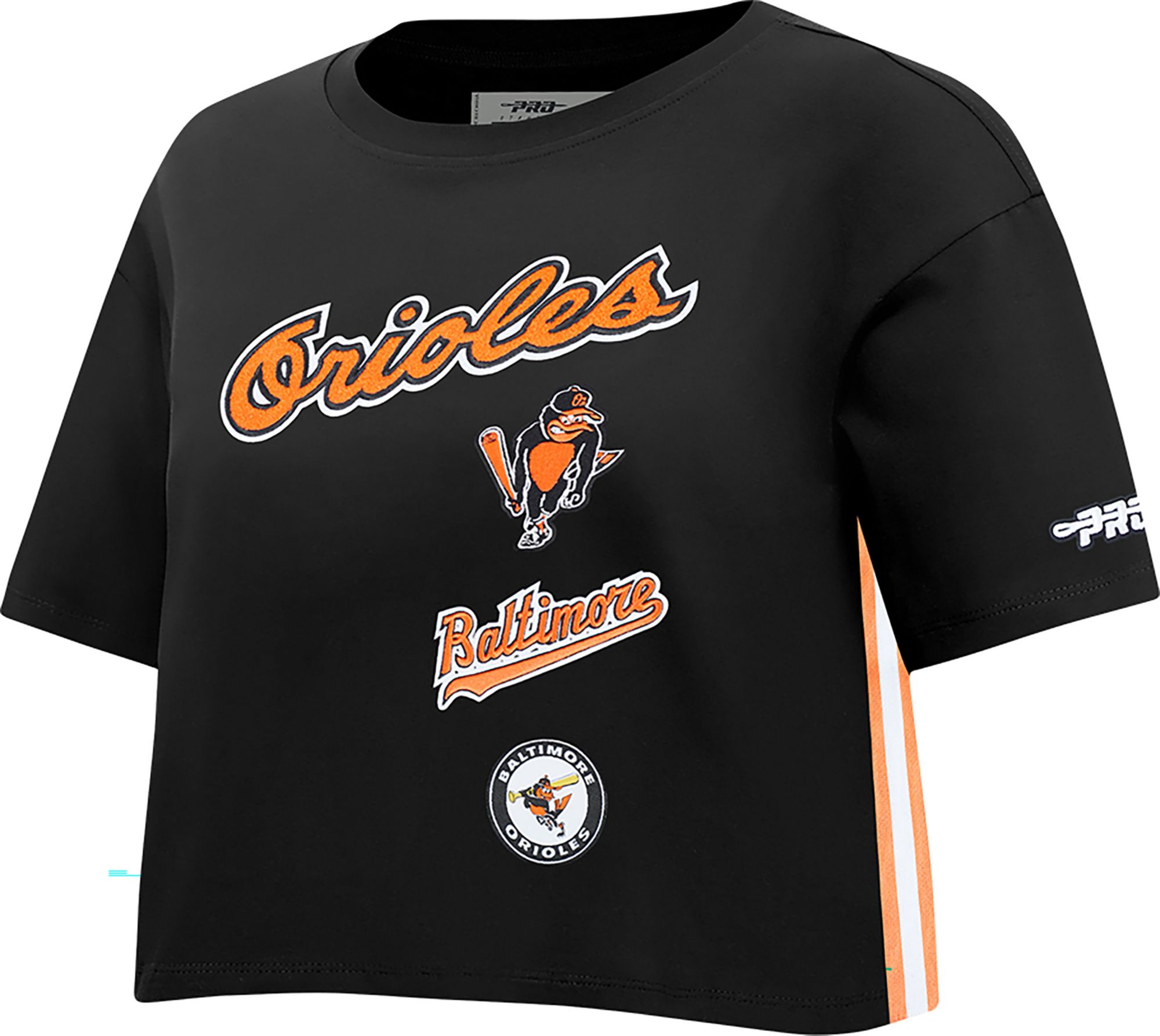 Pro Standard Women's Baltimore Orioles Black Retro Classic T-Shirt