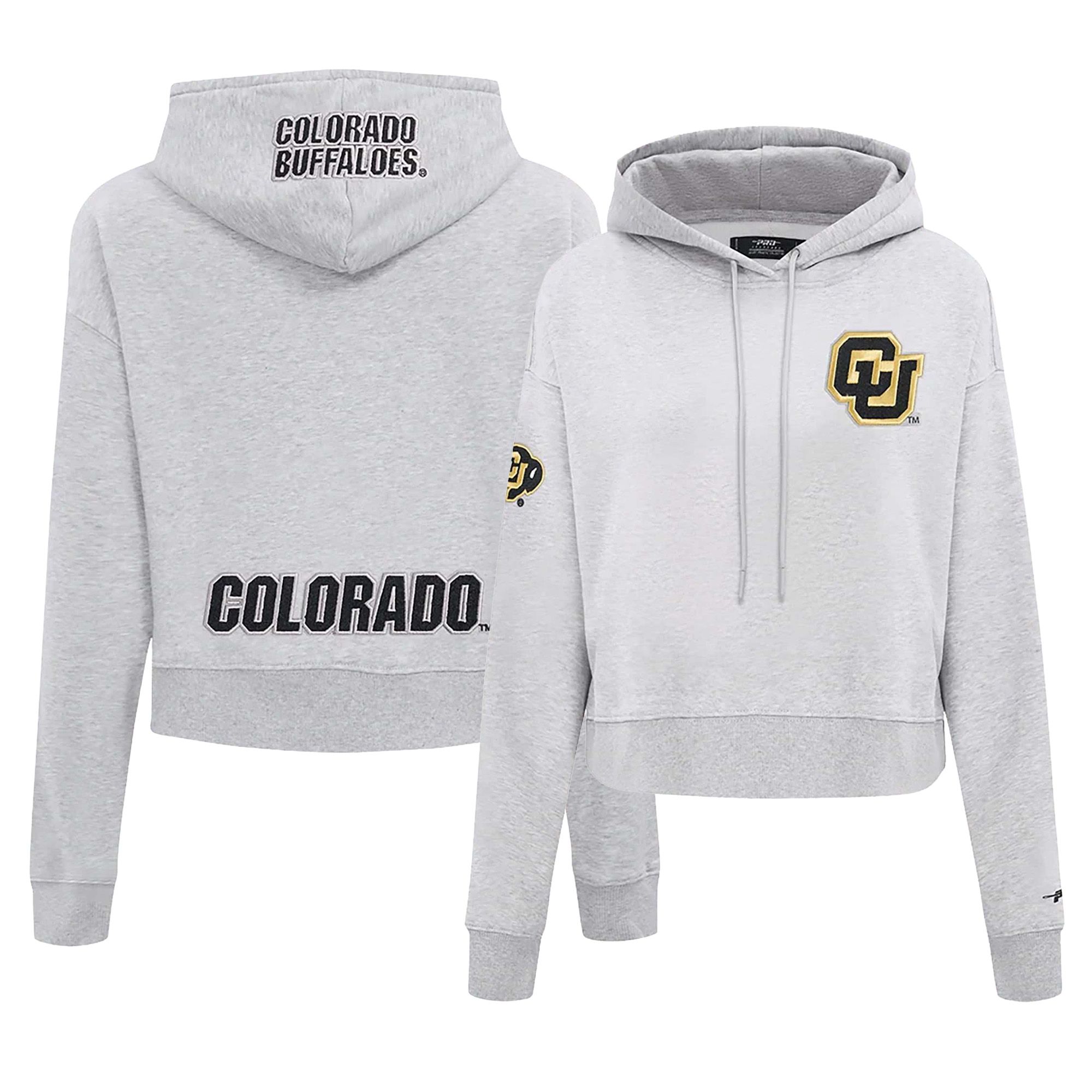 Pro Standard Women's Colorado Buffaloes Classic Cropped Hoodie