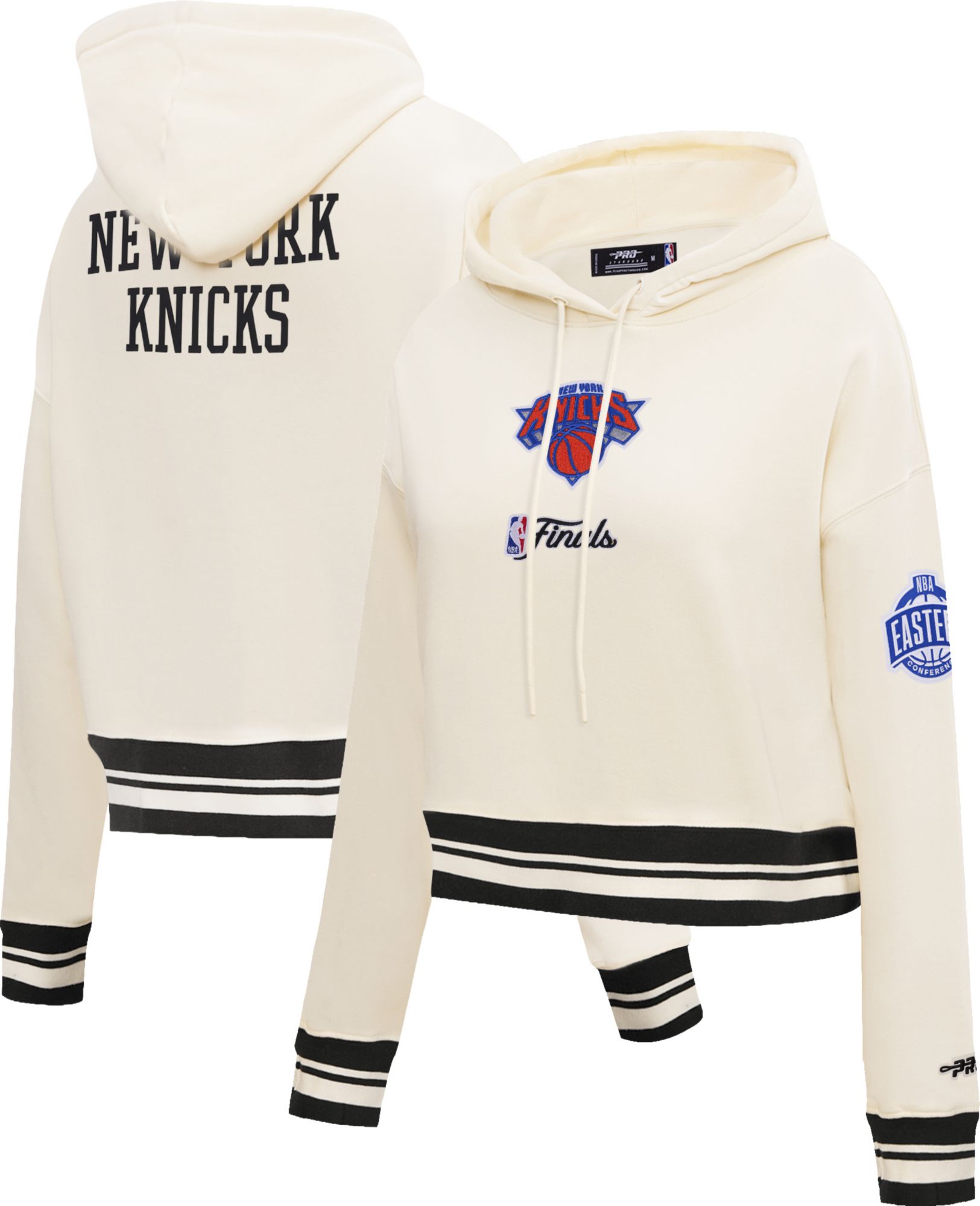Pro Standard Women's 2026 NBA Champions New York Knicks Off-White Hoodie