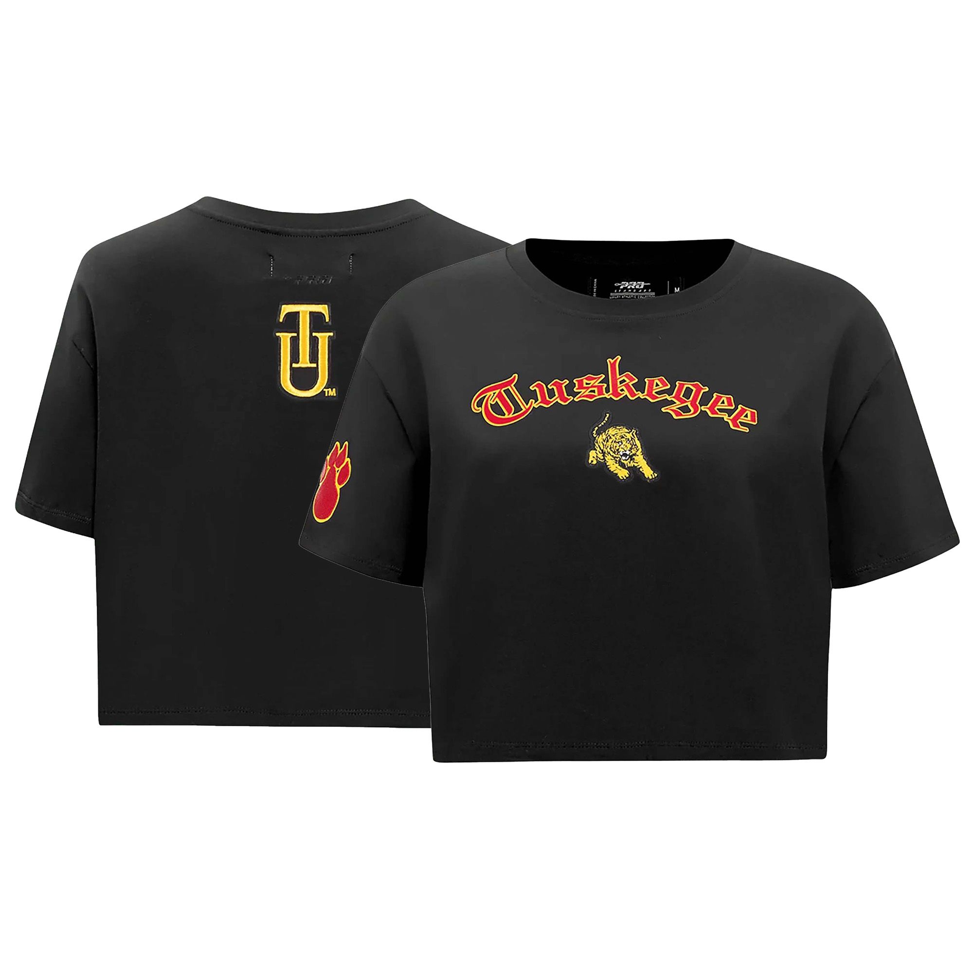 Pro Standard Women's Tuskegee Golden Tigers Classic Chenille Boxy T-Shirt