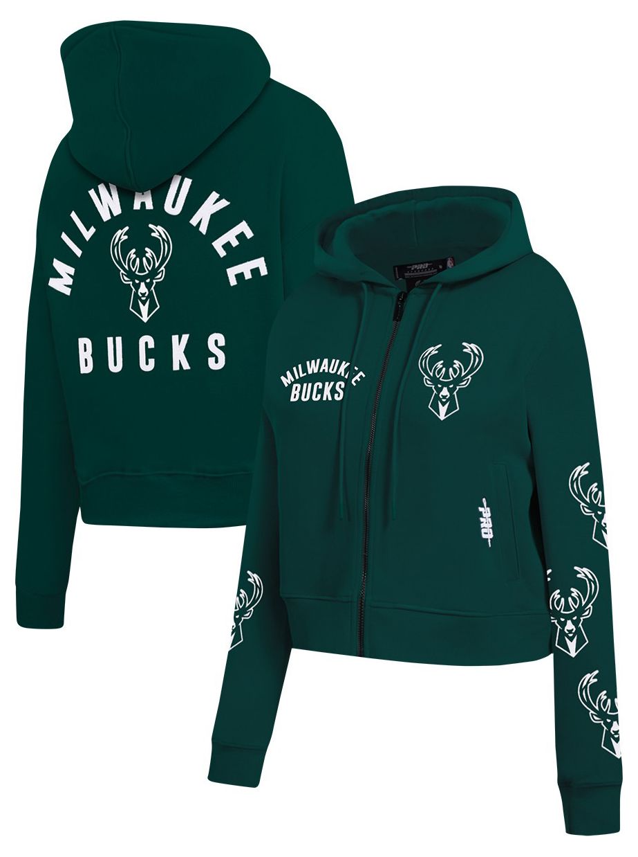 Pro Standard Women's Milwaukee Bucks All Pro Full-Zip Hoodie