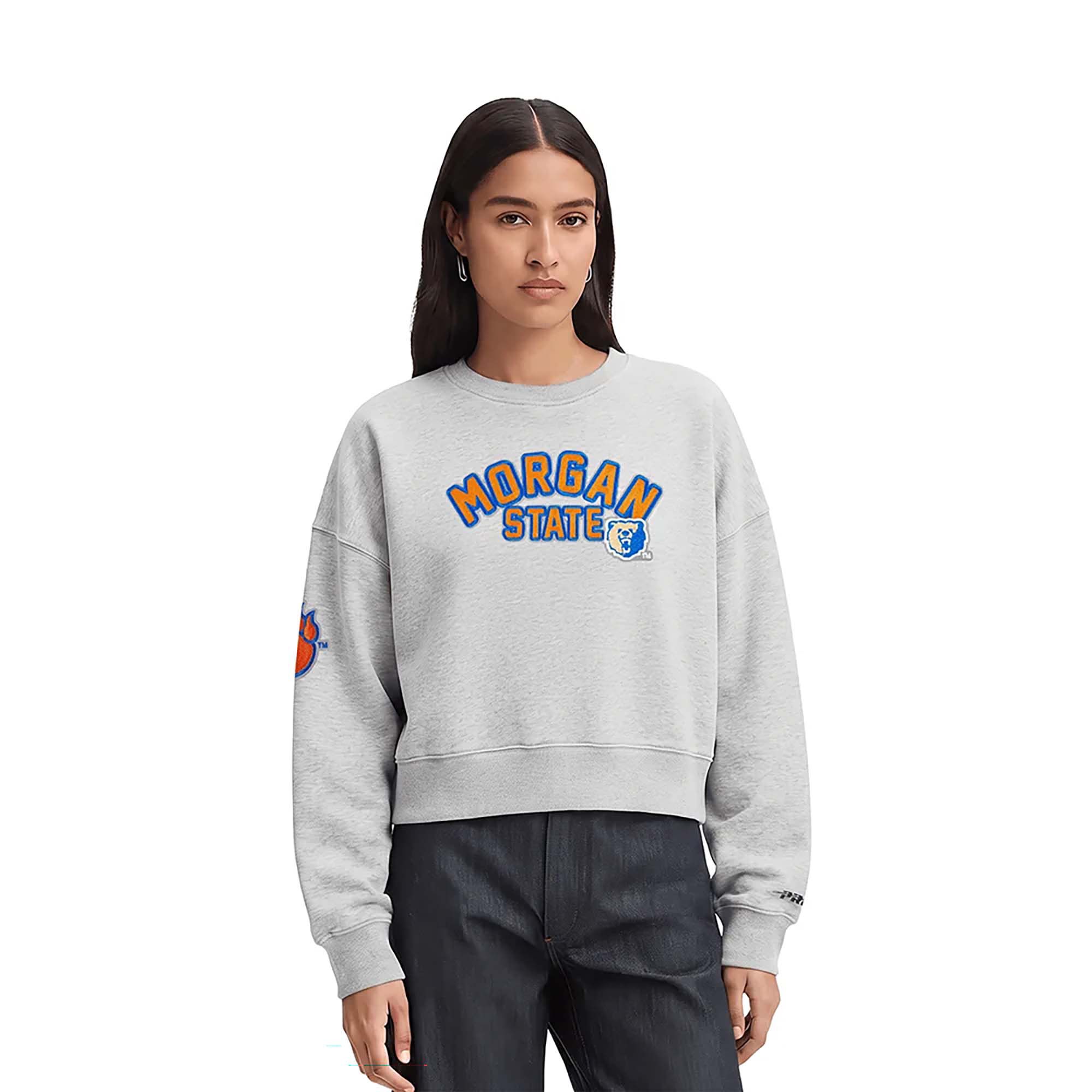 Pro Standard Women's Morgan State Bears Classic Chenille Crewneck Sweatshirt