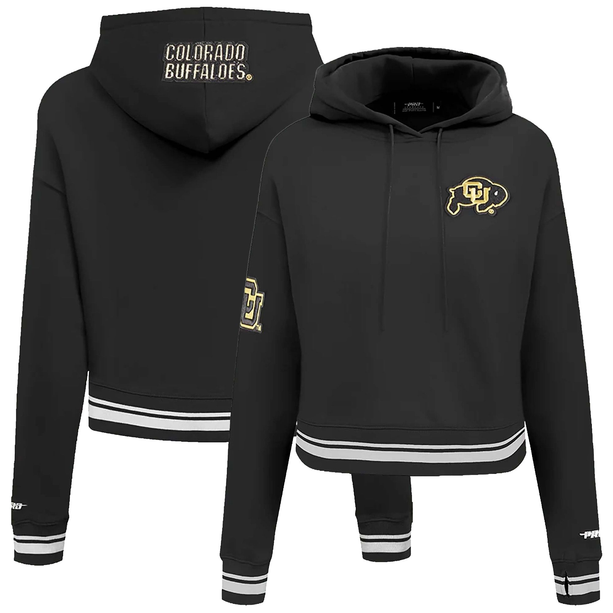 Pro Standard Women's Colorado Buffaloes Classic Chenille Cropped Hoodie