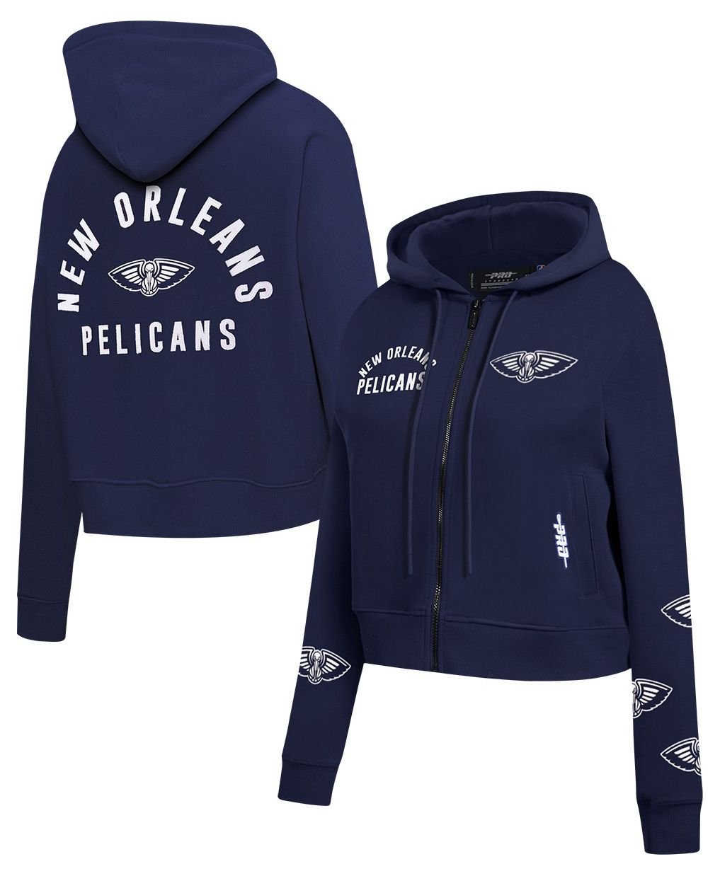 Pro Standard Women's New Orleans Pelicans All Pro Full-Zip Hoodie