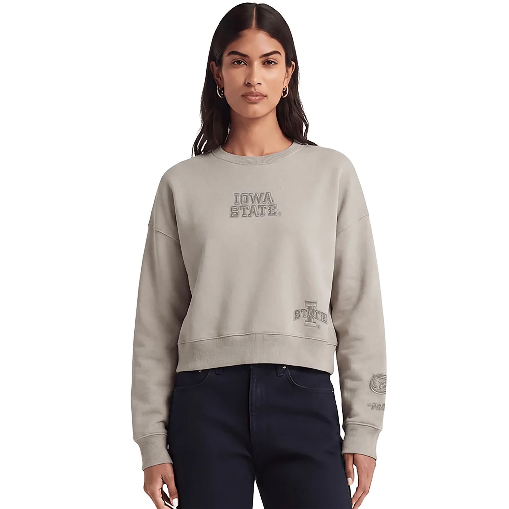 Pro Standard Women's Iowa State Cyclones Wingspan Crewneck Sweatshirt
