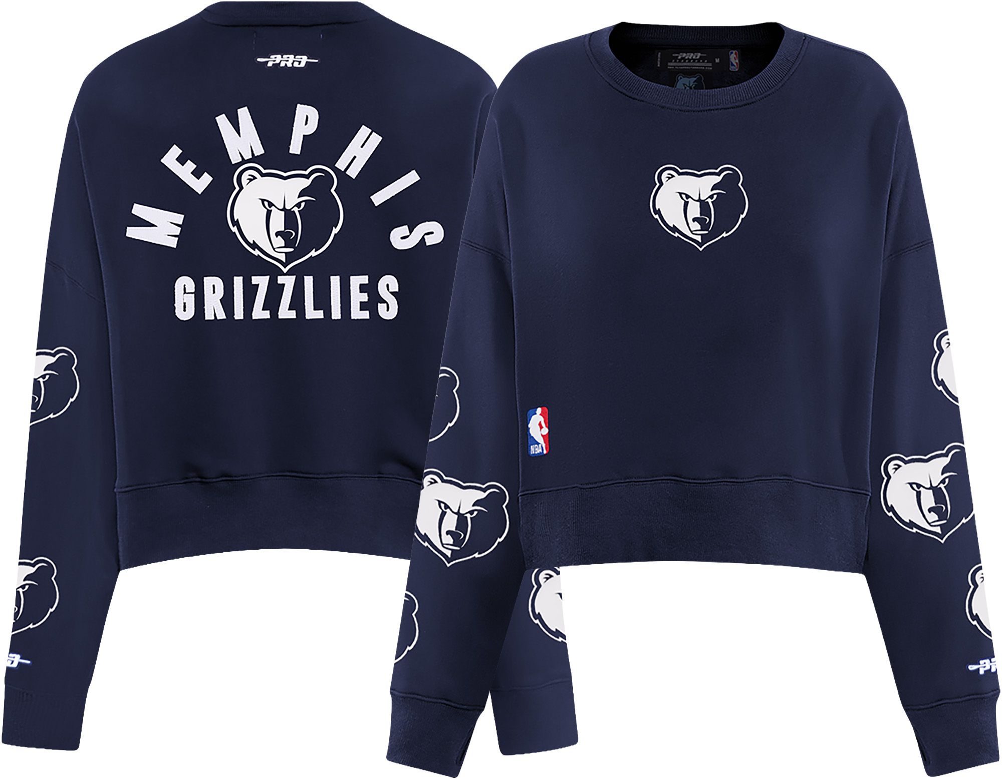Pro Standard Women's Memphis Grizzlies All Pro Crewneck Sweatshirt