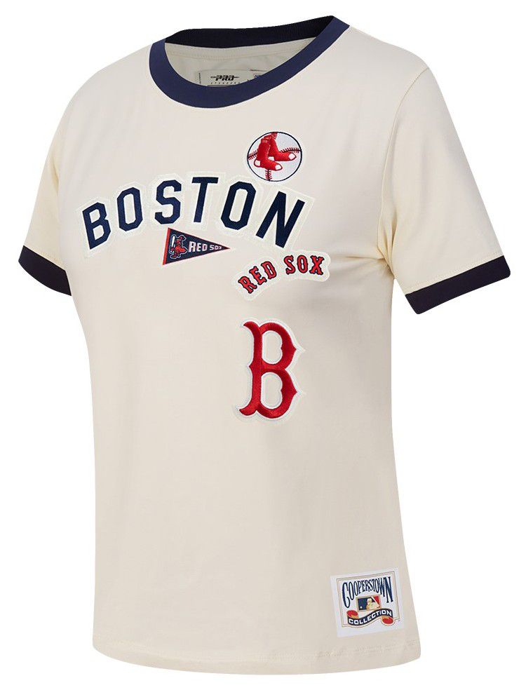 Pro Standard Women's Boston Red Sox Retro Ringer T-Shirt