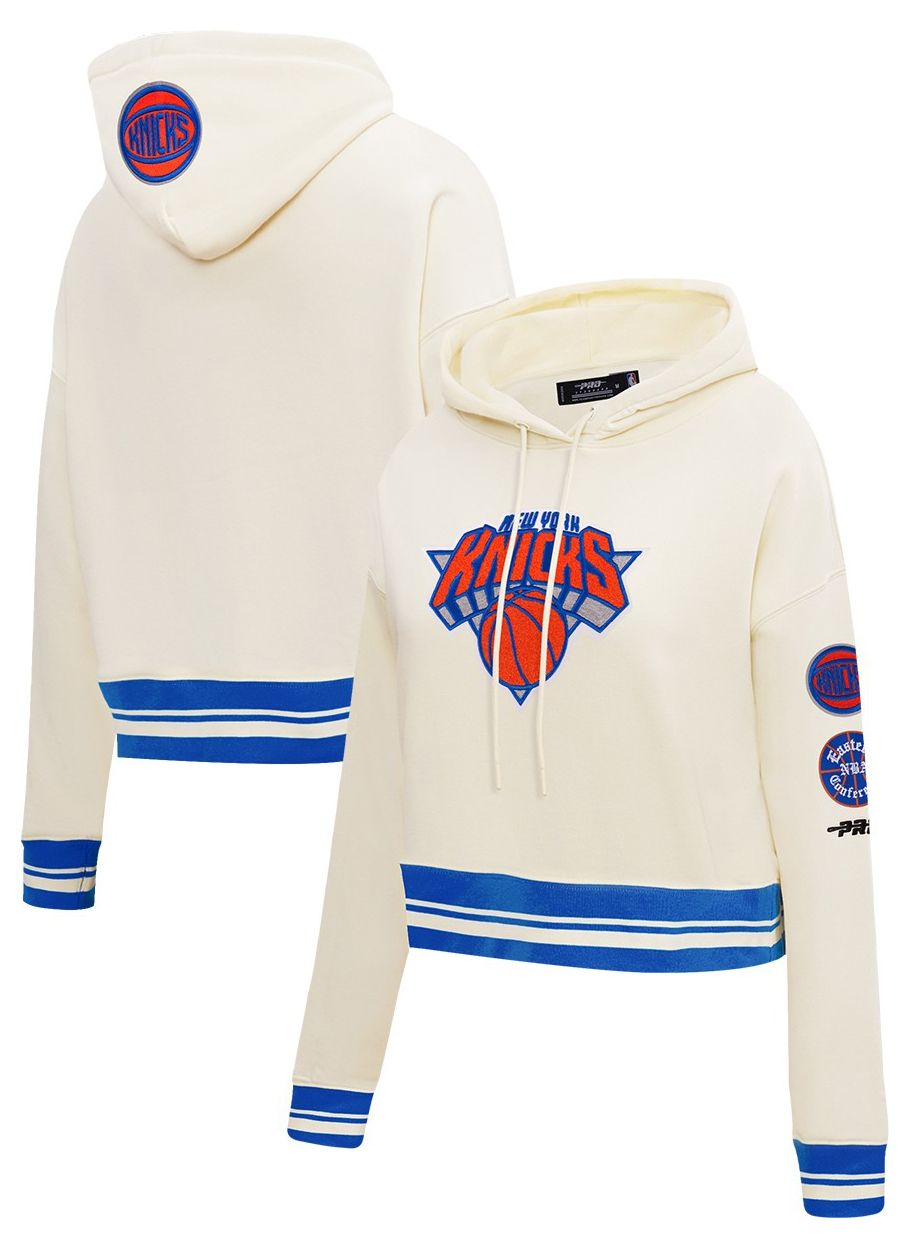 Pro Standard Women's New York Knicks Retro Classic Cropped Hoodie