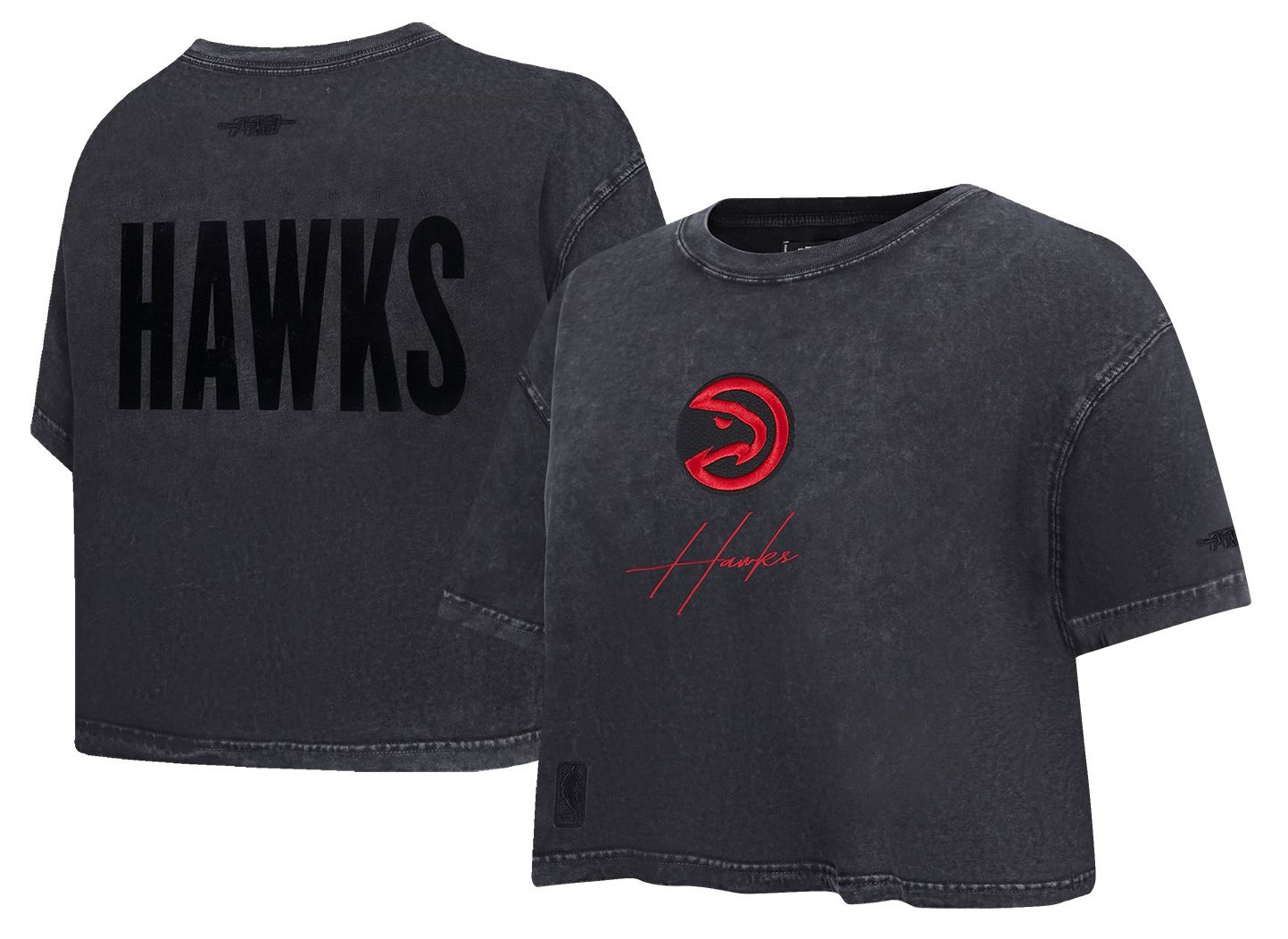Pro Standard Women's Atlanta Hawks Washed Boxy T-Shirt
