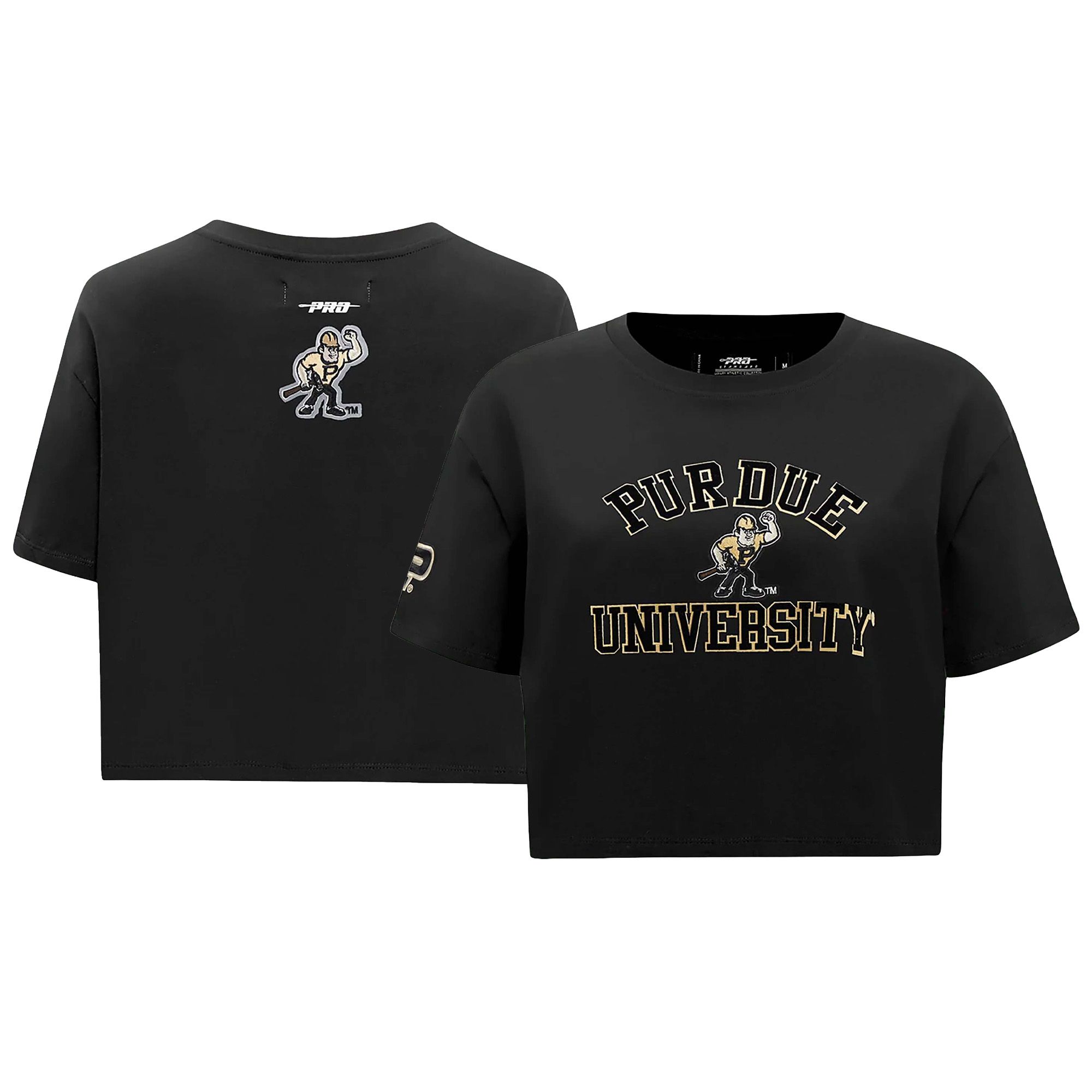 Pro Standard Women's Purdue Boilermakers Classic Chenille Boxy T-Shirt