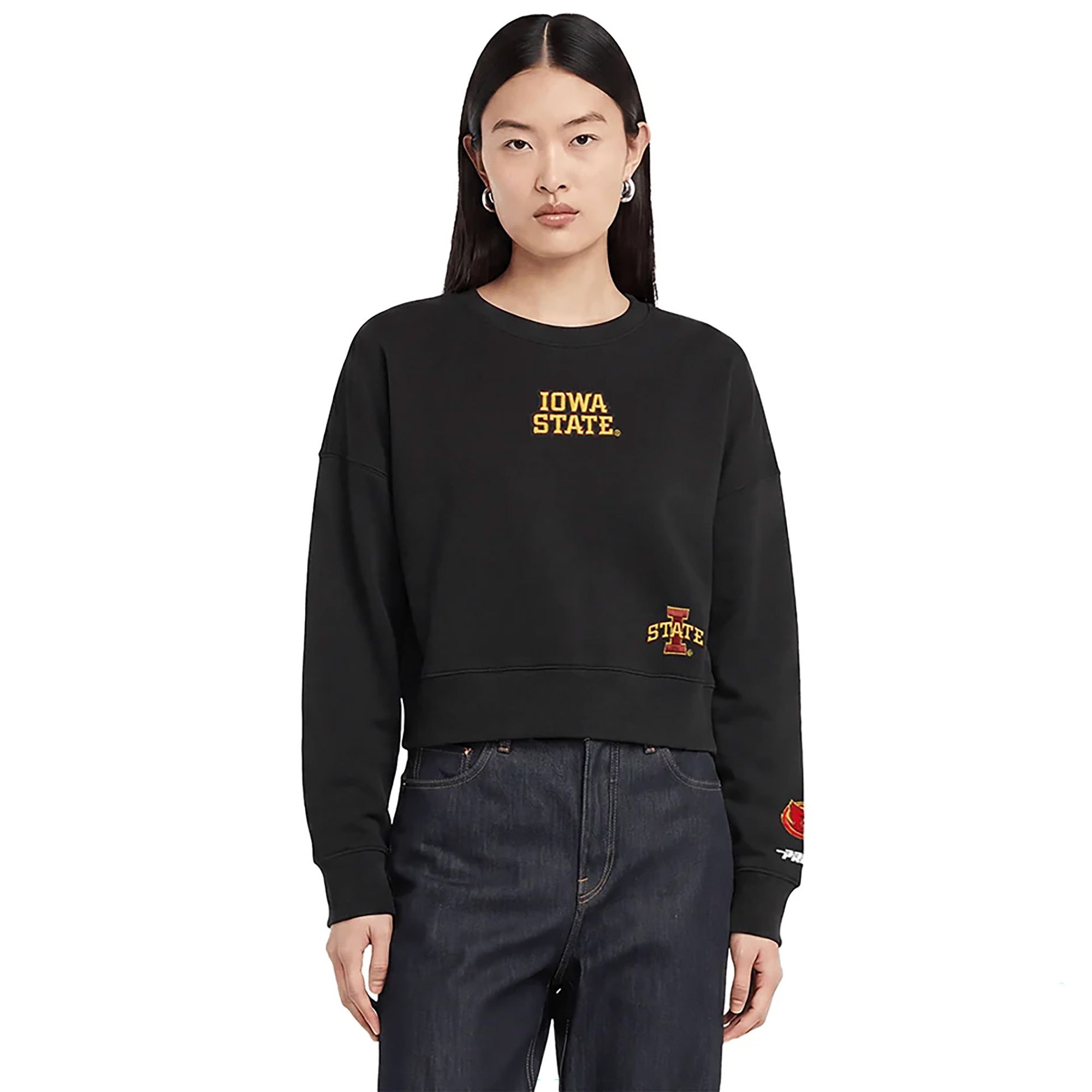 Pro Standard Women's Iowa State Cyclones Wingspan Crewneck Sweatshirt