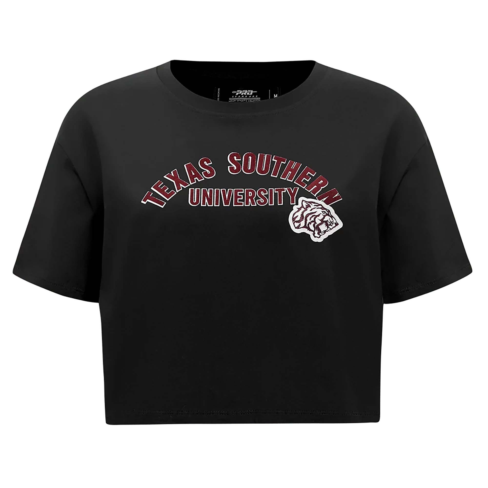 Pro Standard Women's Texas Southern Tigers Classic Chenille Boxy T-Shirt