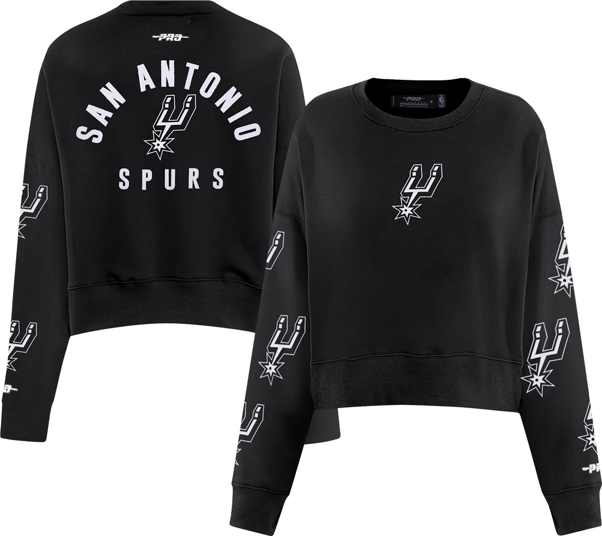 Pro Standard Women's San Antonio Spurs All Pro Crewneck Sweatshirt