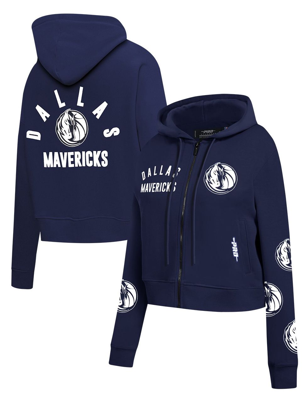 Pro Standard Women's Dallas Mavericks All Pro Full-Zip Hoodie