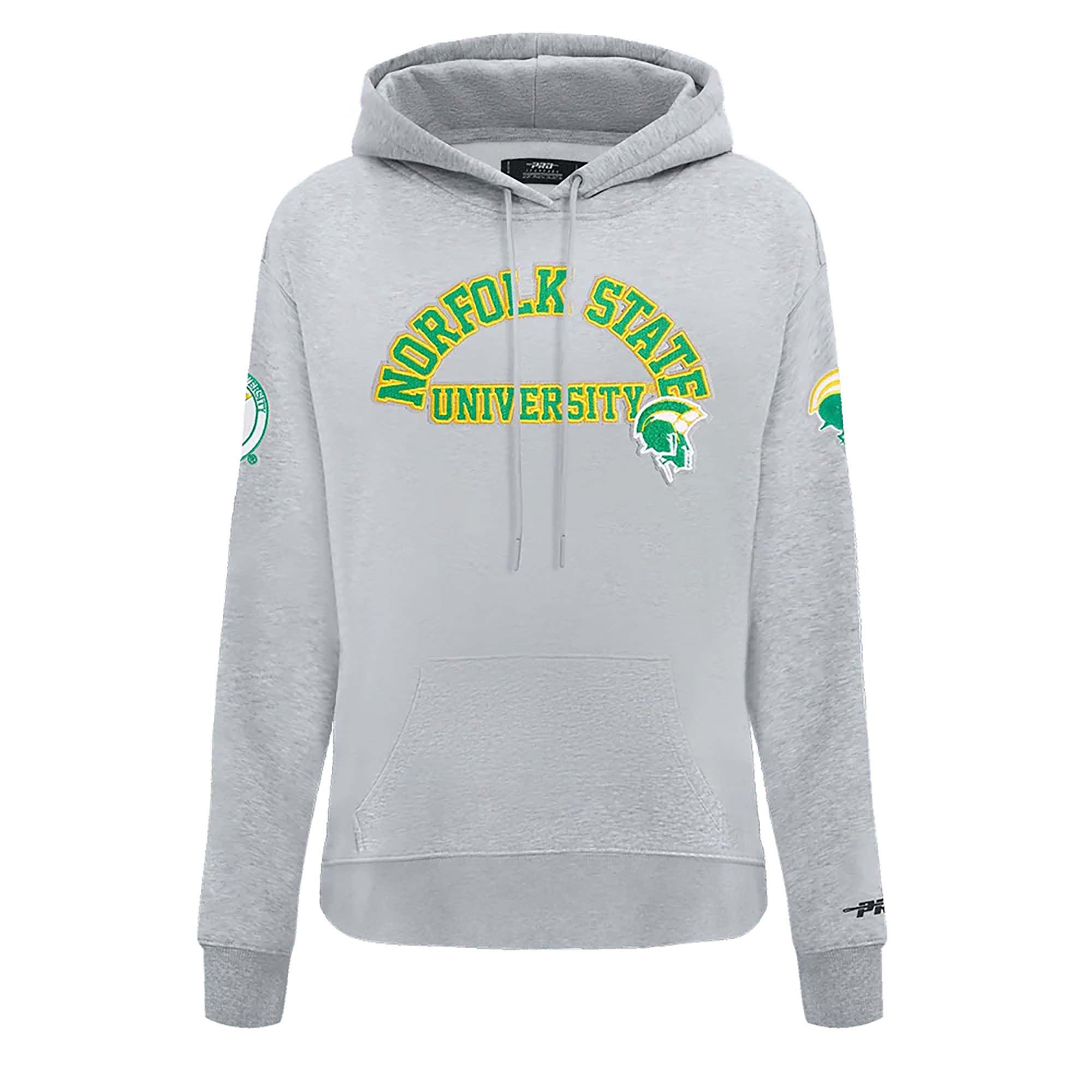 Pro Standard Women's Norfolk State Spartans Ncaa Classic Bristle Pullover Hoodie