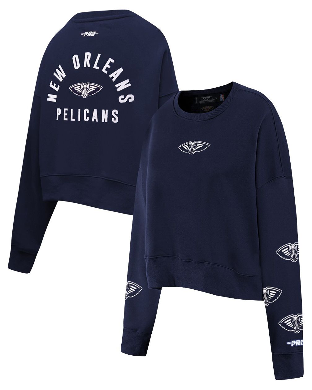 Pro Standard Women's New Orleans Pelicans All Pro Crewneck Sweatshirt