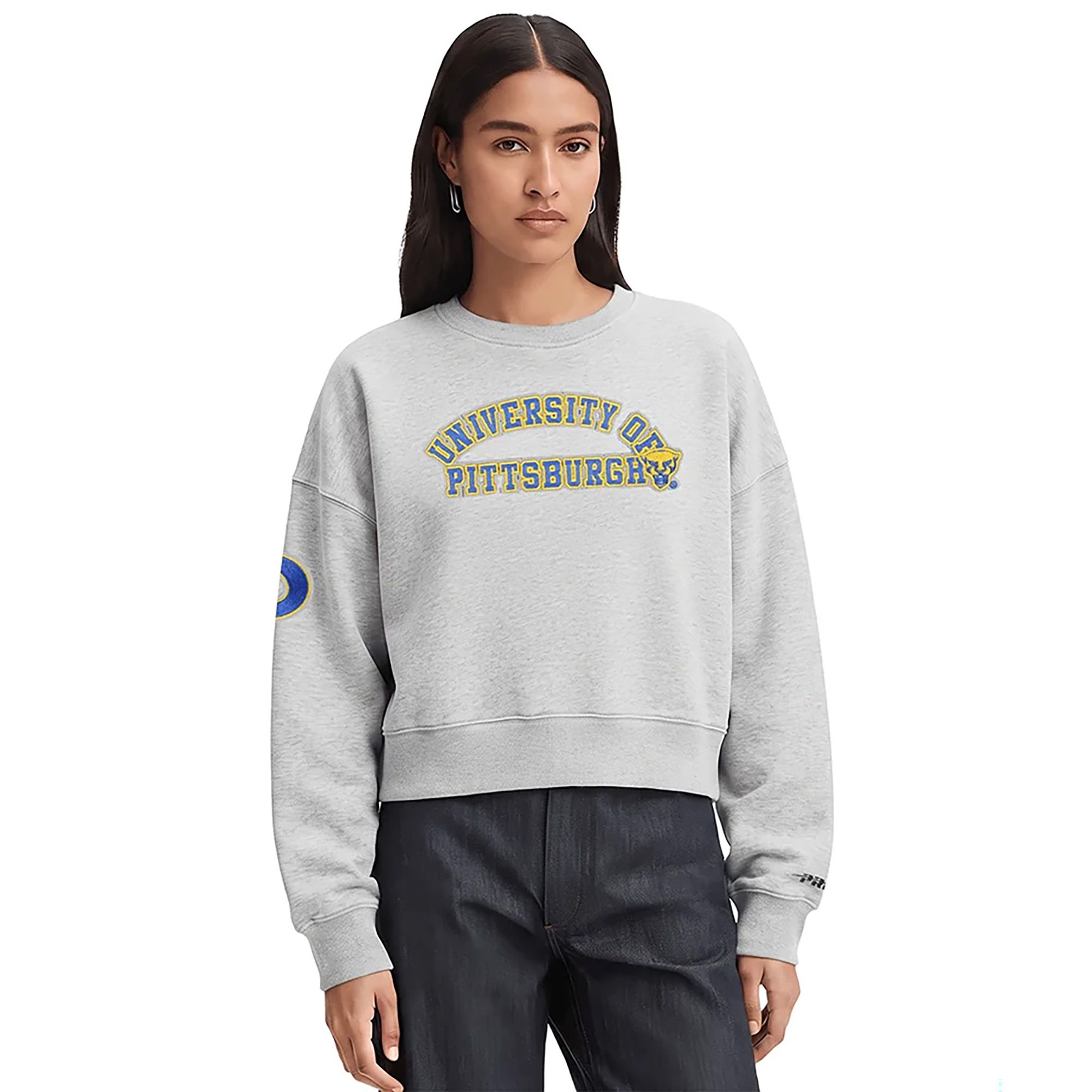 Pro Standard Women's Pittsburgh Panthers Classic Chenille Crewneck Sweatshirt