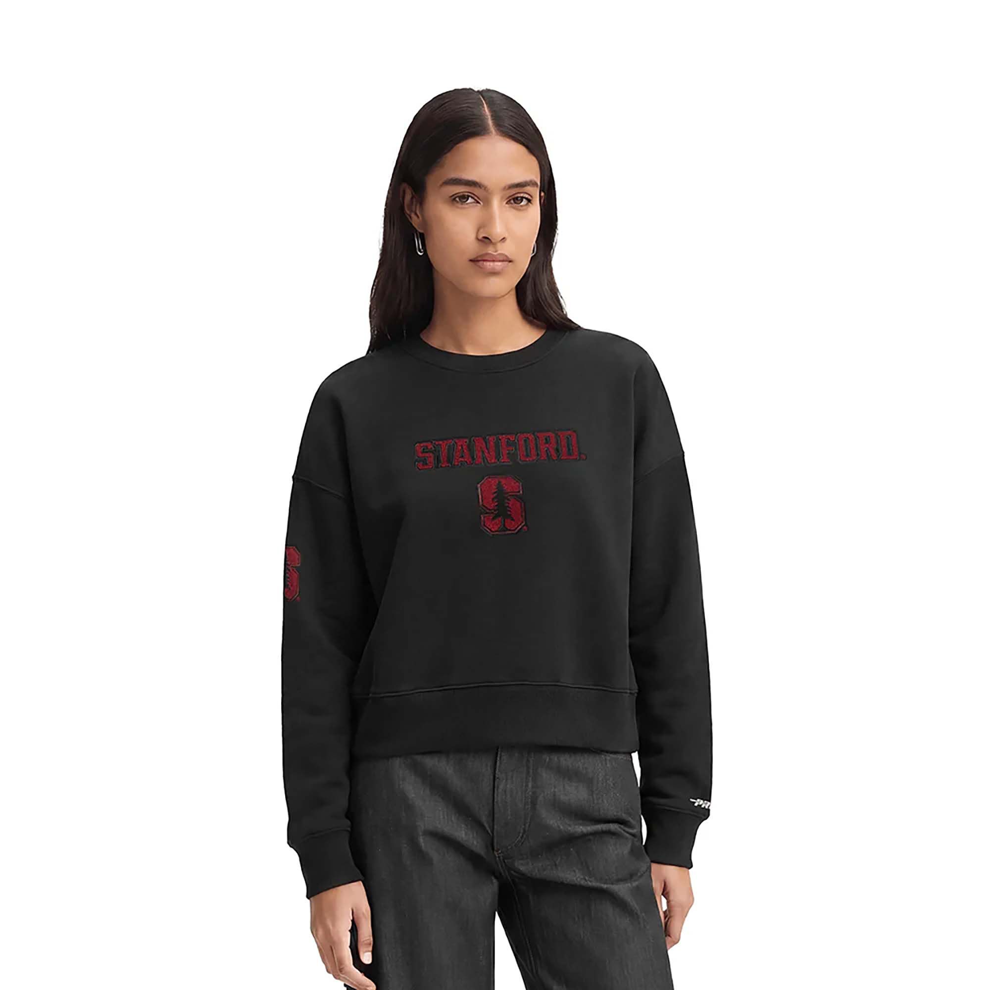 Pro Standard Women's Stanford Cardinal Classic Essentials Crewneck Sweatshirt