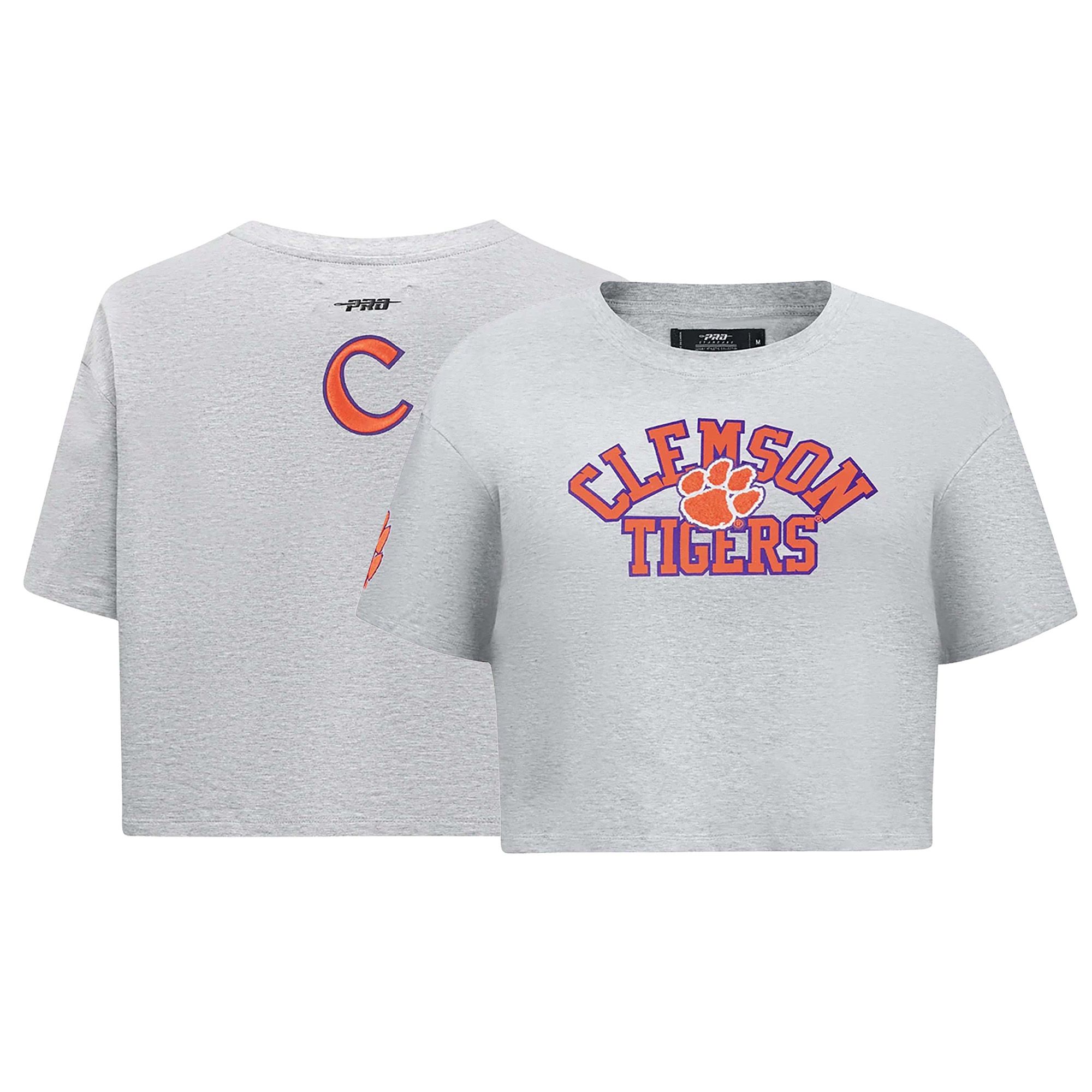 Pro Standard Women's Clemson Tigers Classic Chenille Boxy T-Shirt