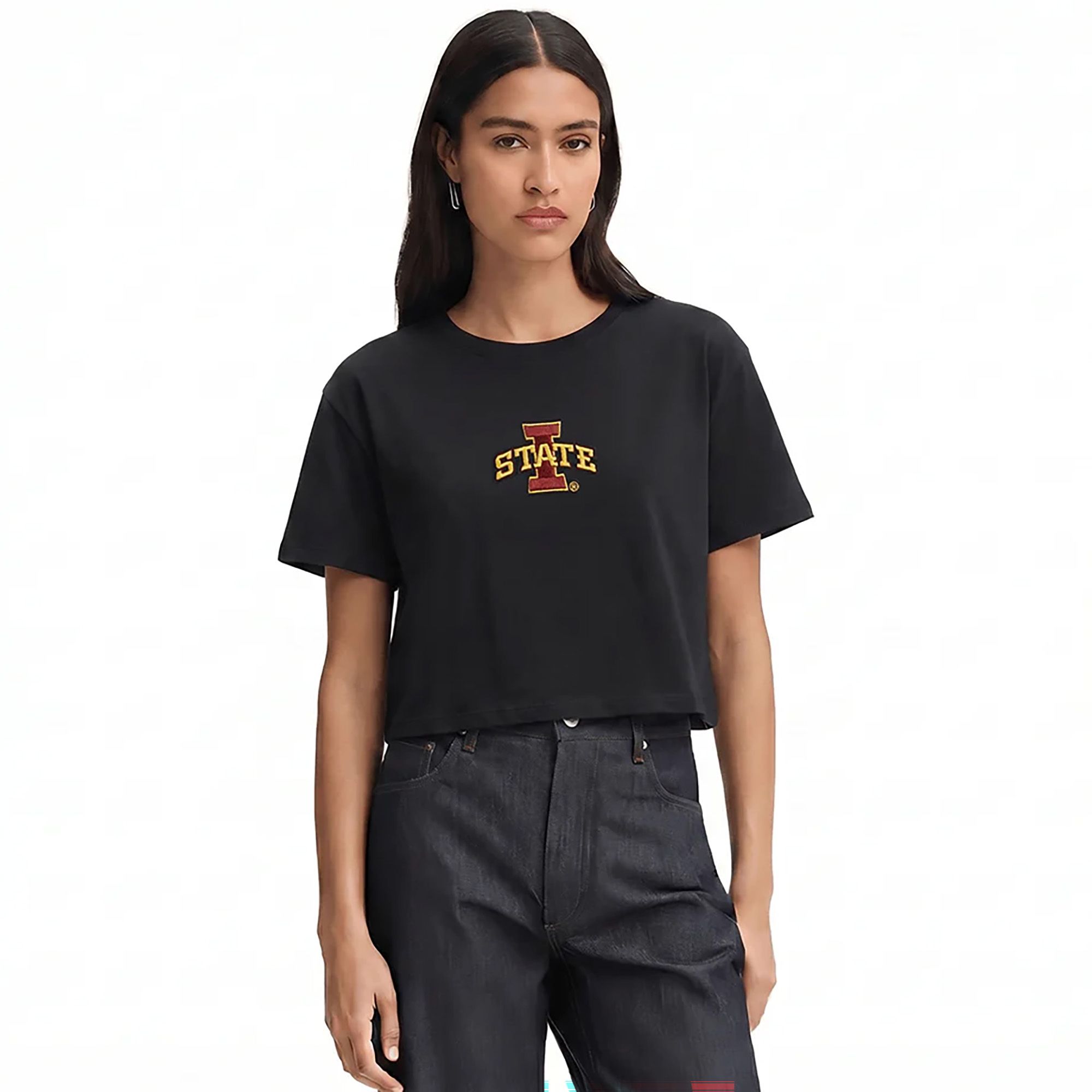 Pro Standard Women's Iowa State Cyclones Wingspan Boxy T-Shirt
