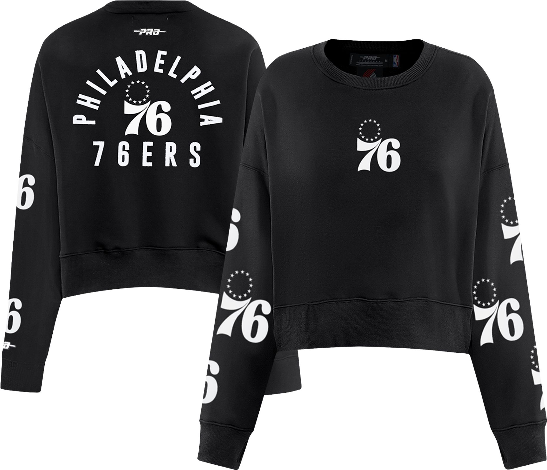 Pro Standard Women's Philadelphia 76ers All Pro Crewneck Sweatshirt