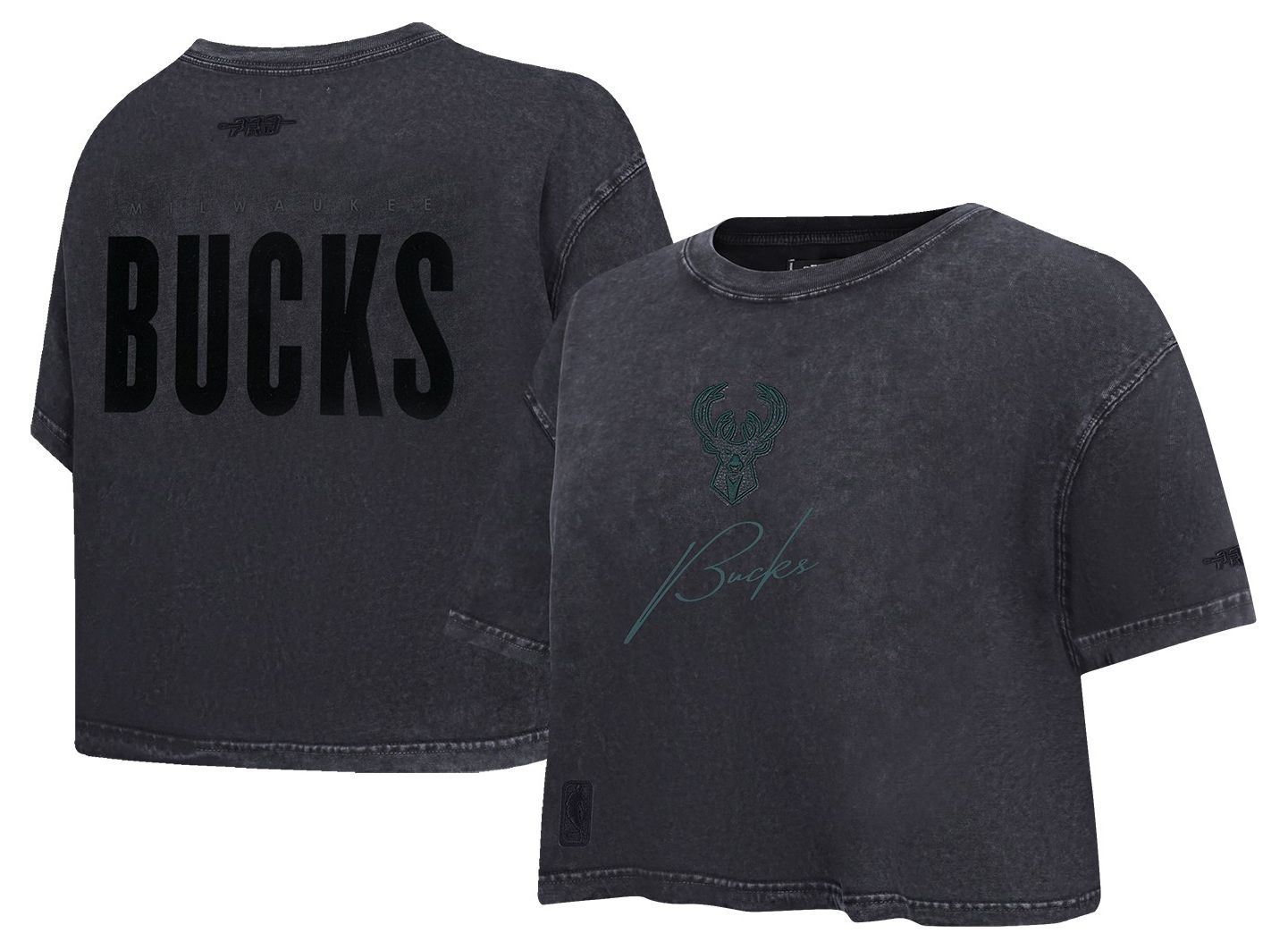 Pro Standard Women's Milwaukee Bucks Washed Boxy T-Shirt