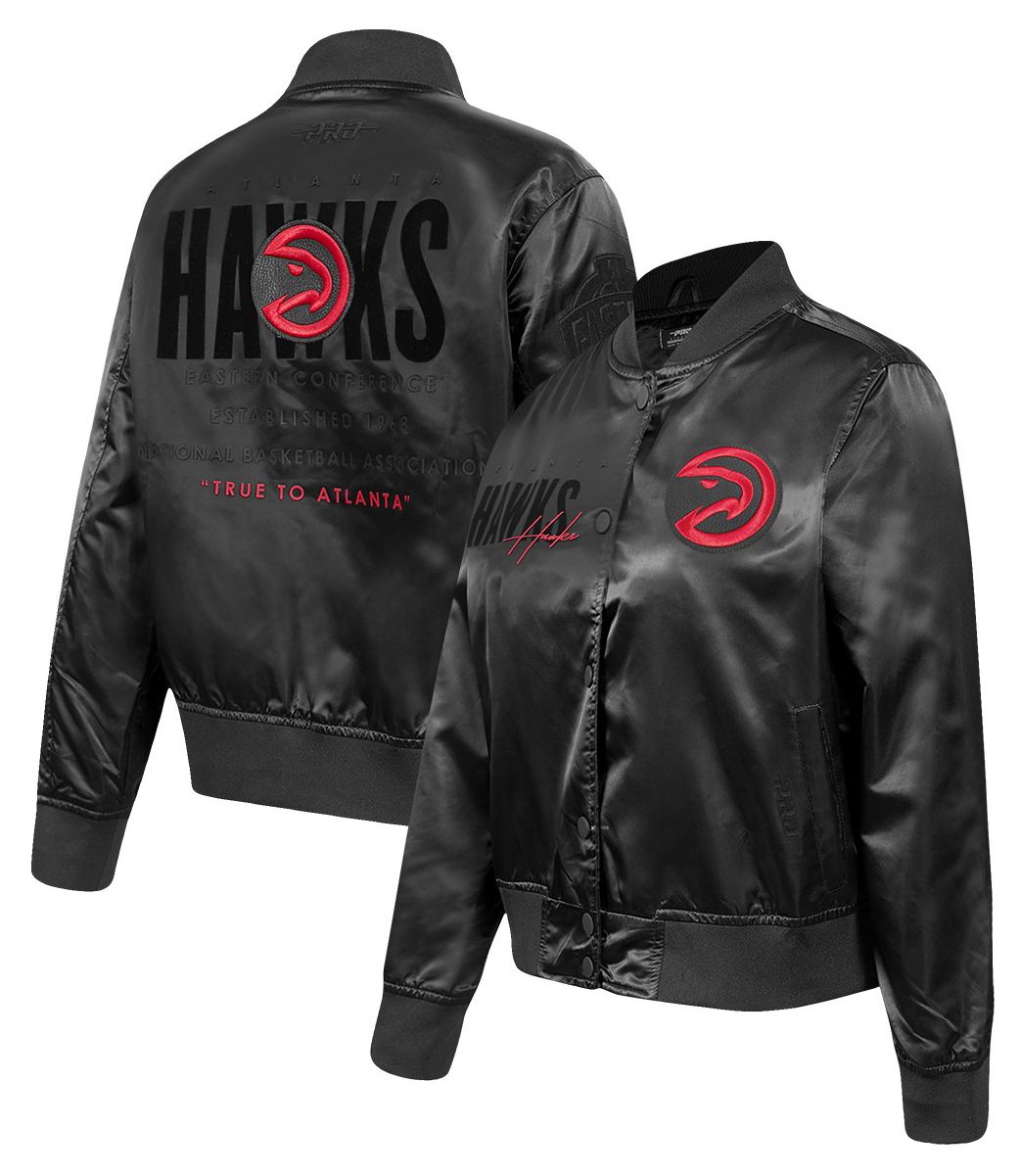 Pro Standard Women's Atlanta Hawks Eclipse Satin Jacket