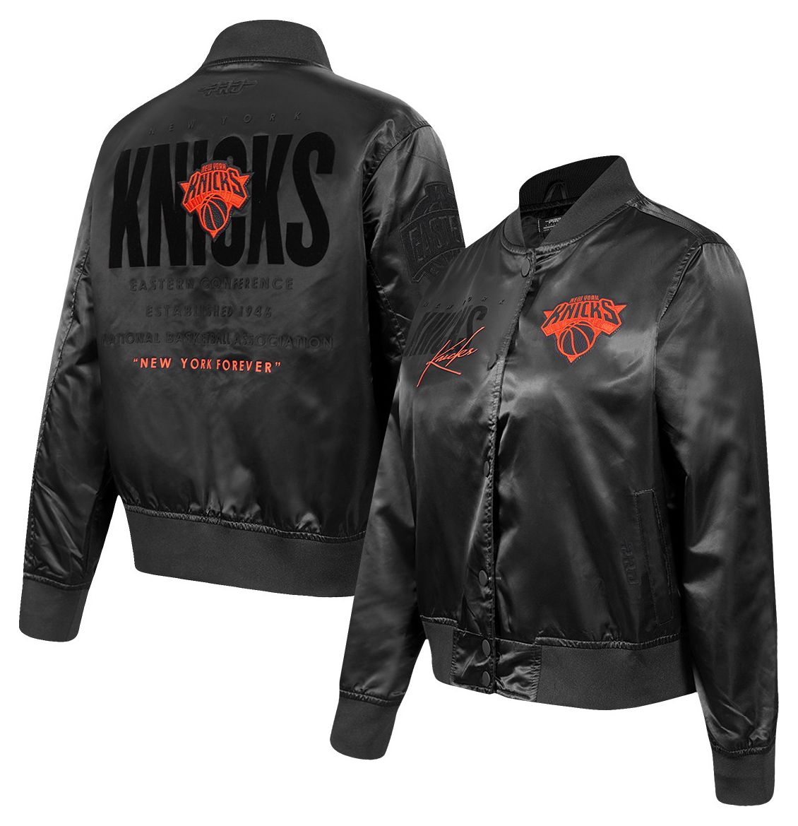 Pro Standard Women's New York Knicks Eclipse Satin Jacket