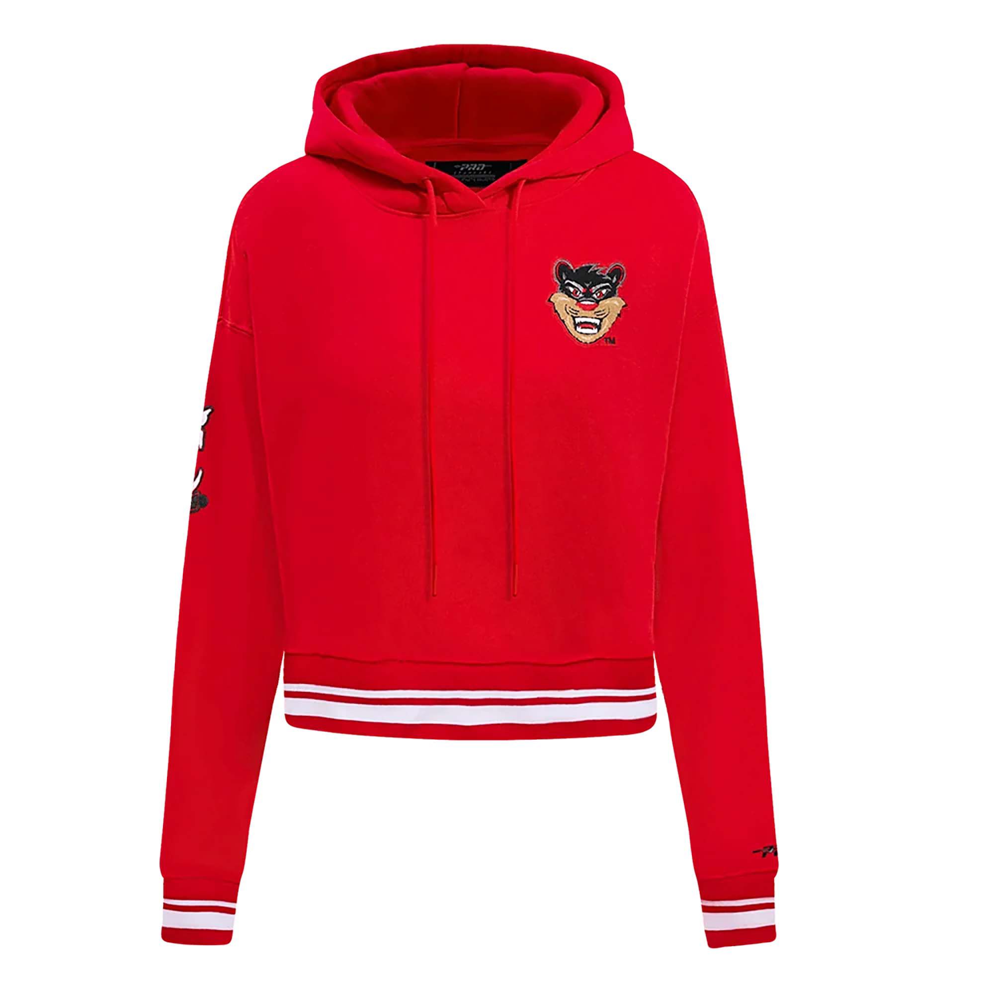 Pro Standard Women's Cincinnati Bearcats Classic Chenille Cropped Hoodie