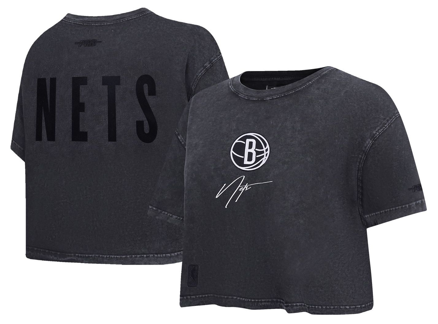 Pro Standard Women's Brooklyn Nets Washed Boxy T-Shirt