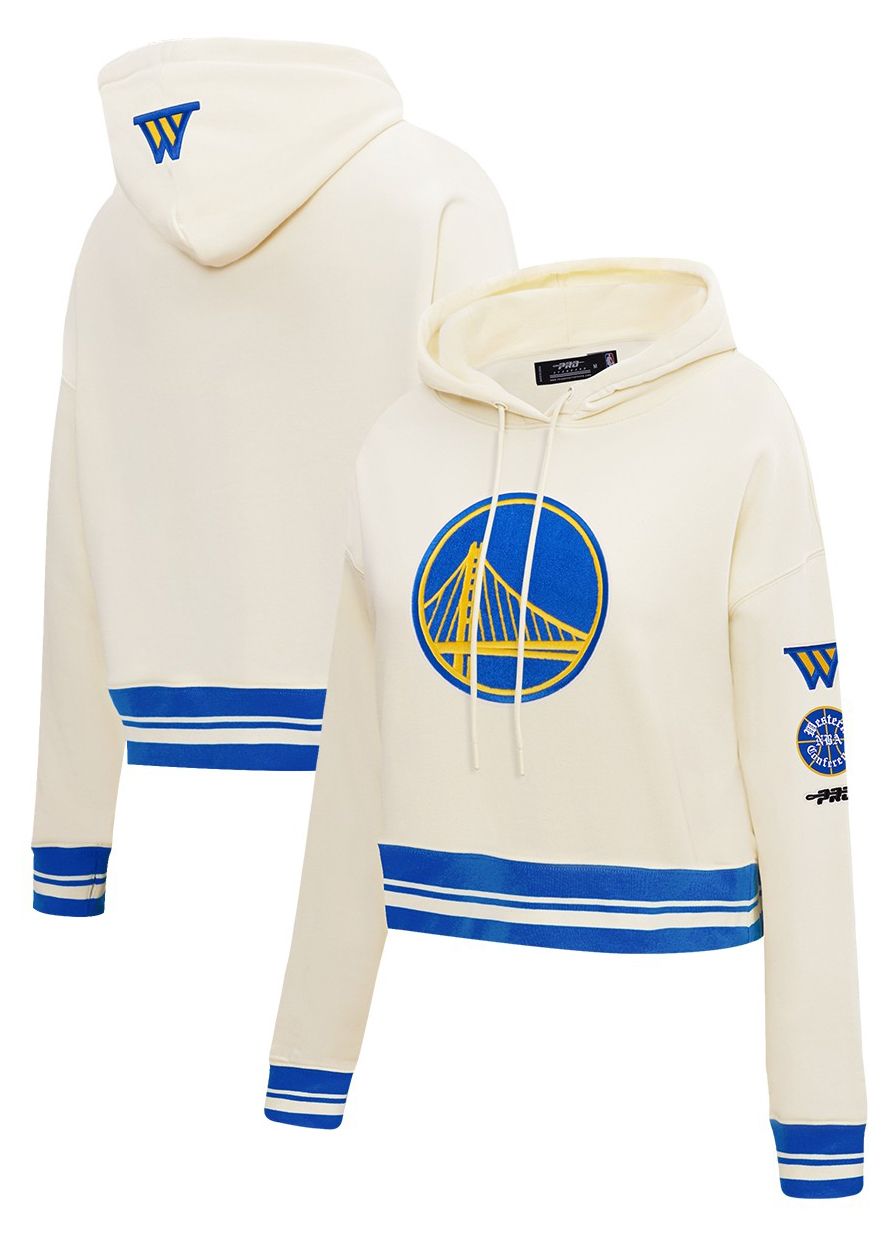 Pro Standard Women's Golden State Warriors Retro Classic Cropped Hoodie