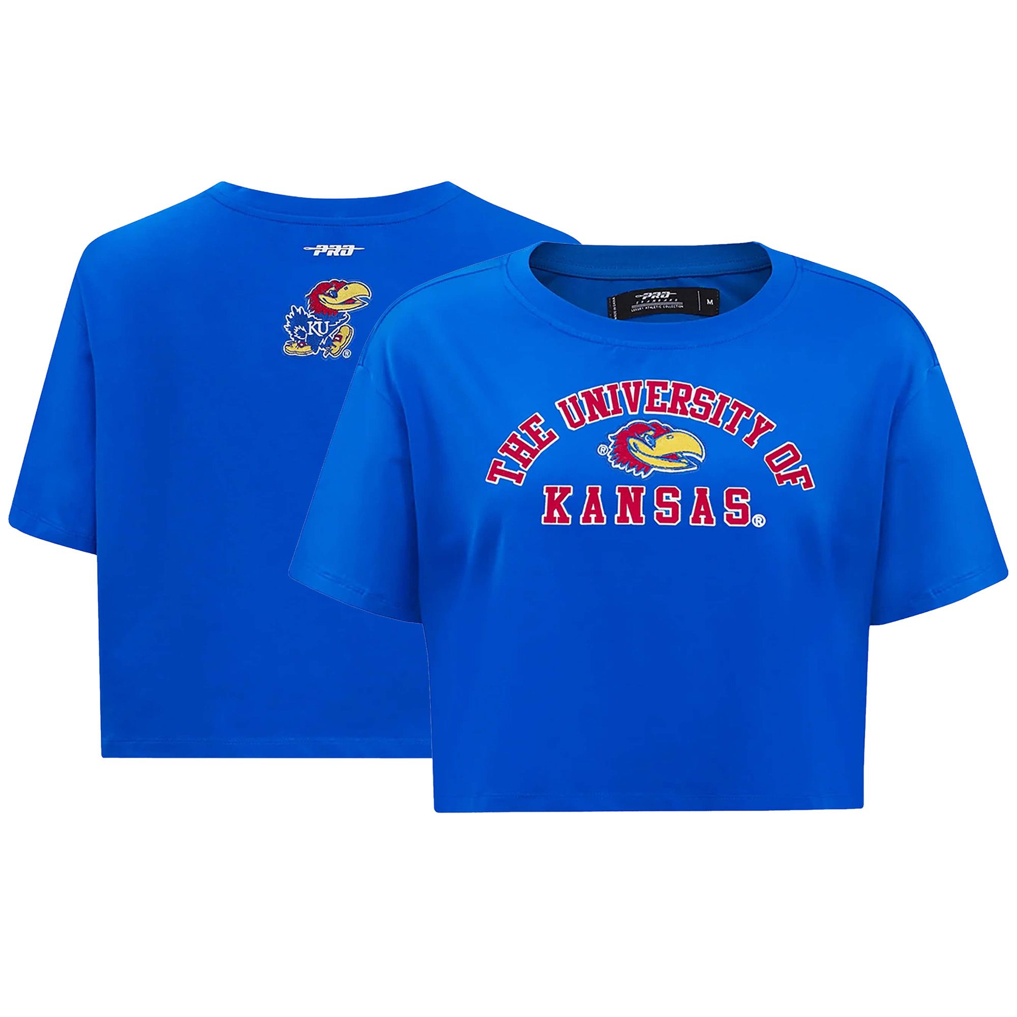 Pro Standard Women's Kansas Jayhawks Classic Chenille Boxy T-Shirt