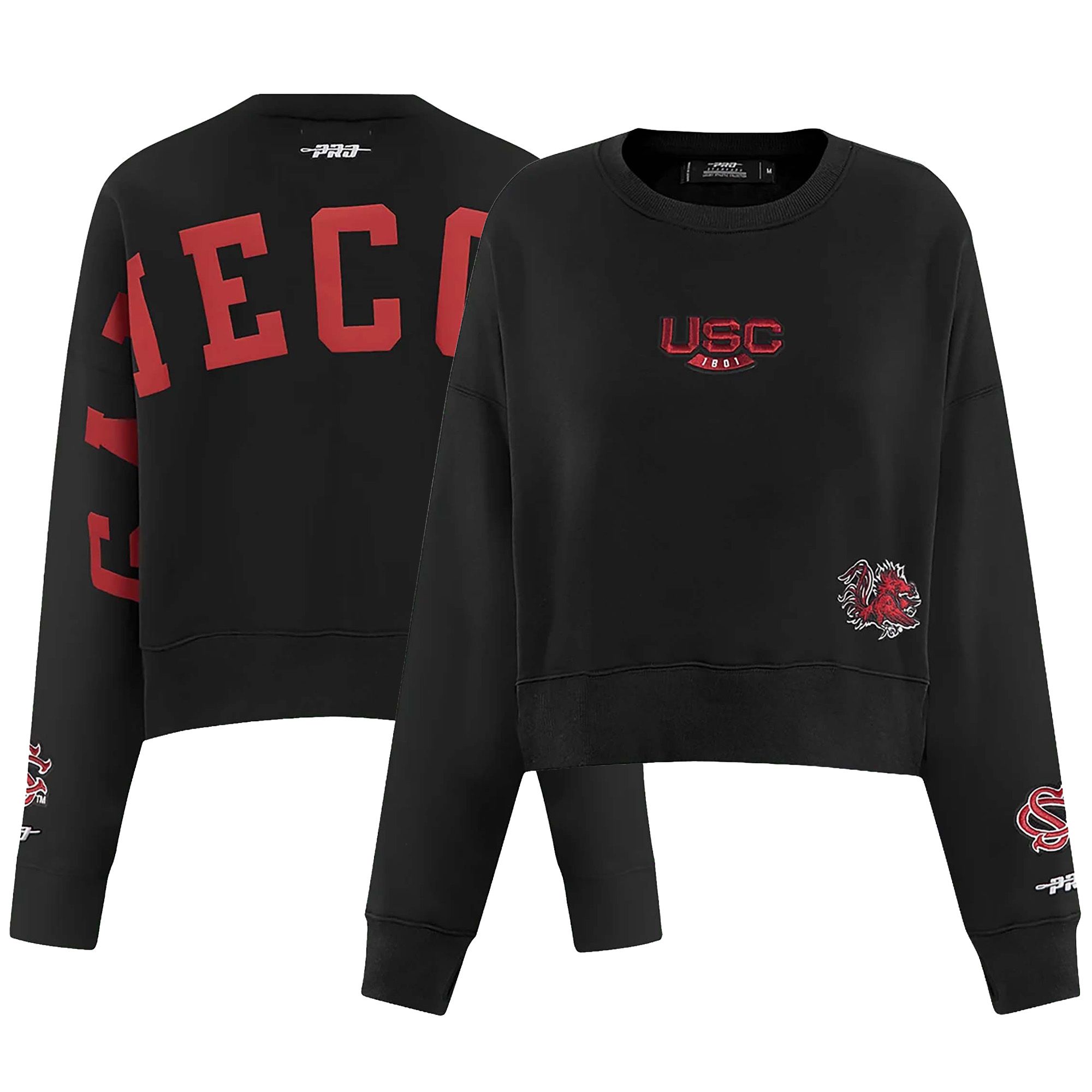 Pro Standard Women's South Carolina Gamecocks Wingspan Crewneck Sweatshirt