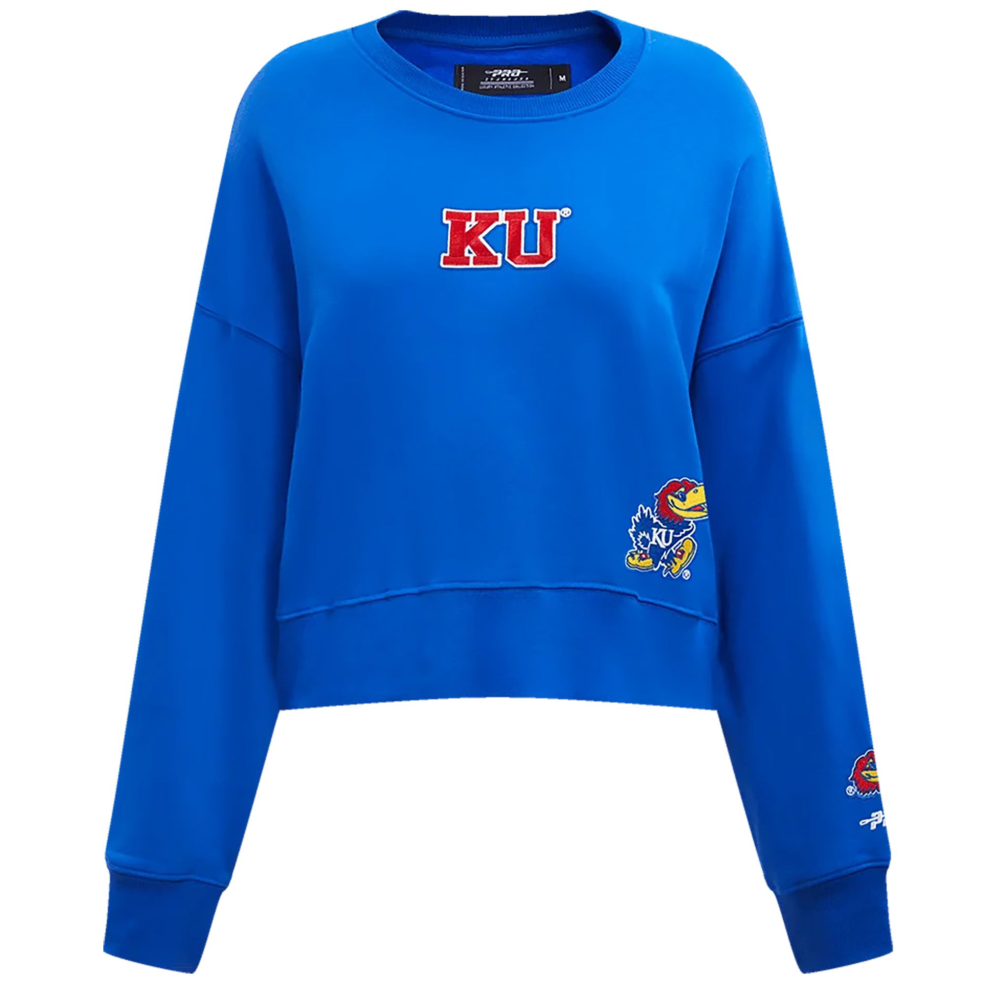 Pro Standard Women's Kansas Jayhawks Wingspan Crewneck Sweatshirt