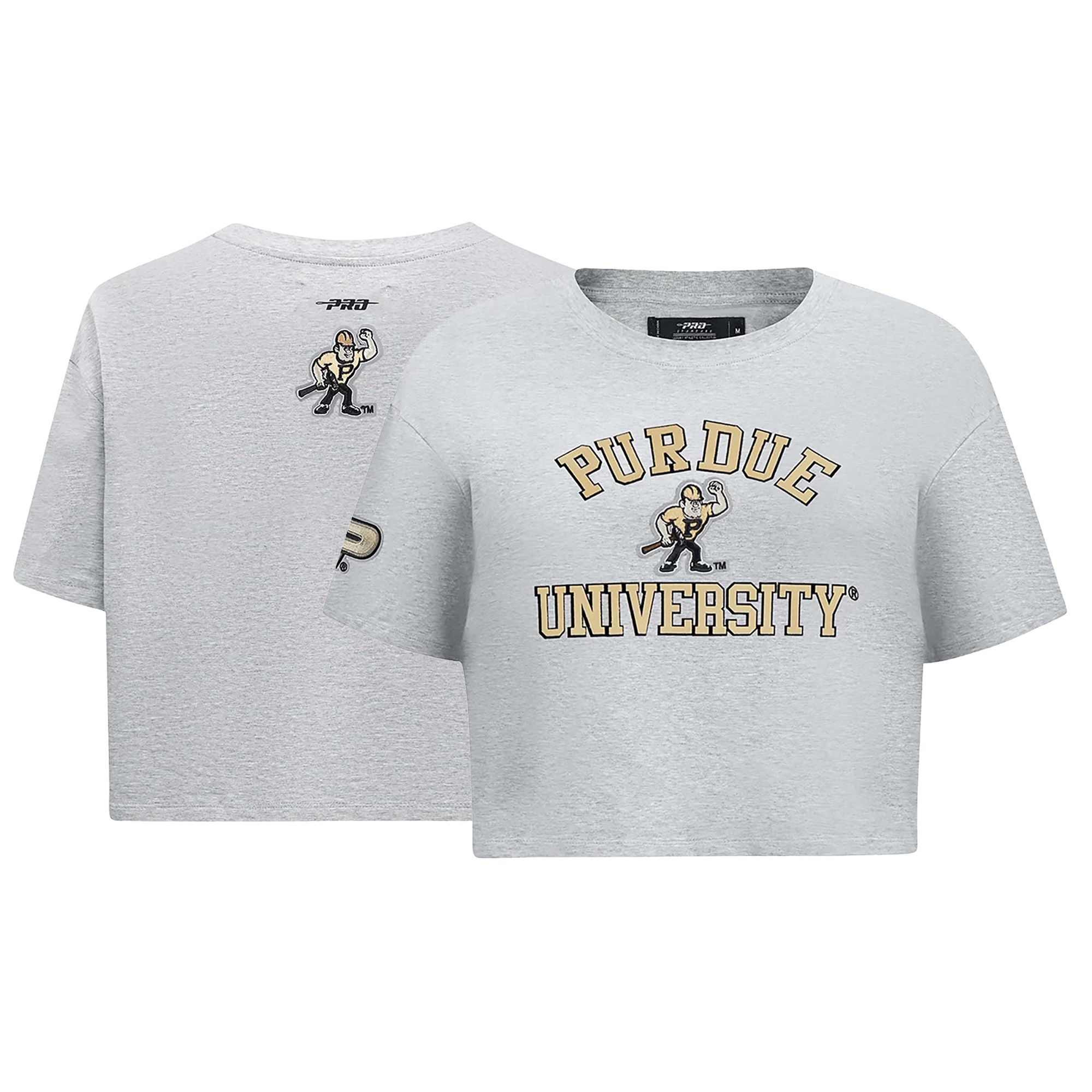 Pro Standard Women's Purdue Boilermakers Classic Chenille Boxy T-Shirt