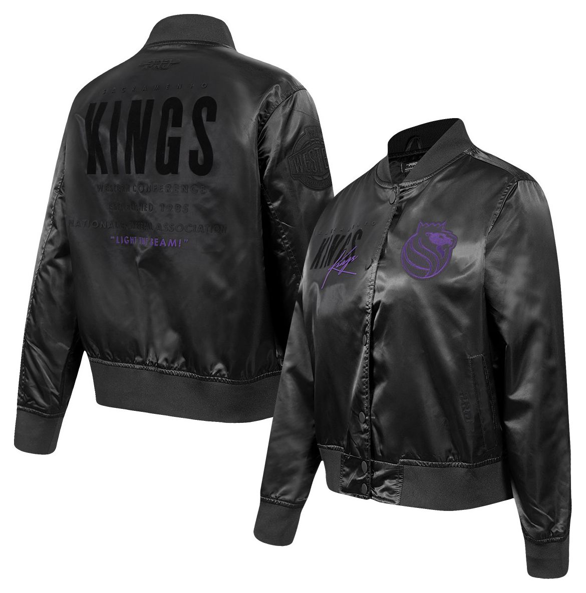 Pro Standard Women's Sacramento Kings Eclipse Satin Jacket