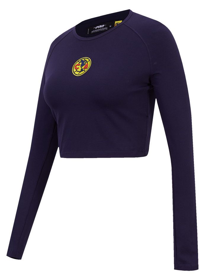Pro Standard Women's Club America Navy Long Sleeve Shirt