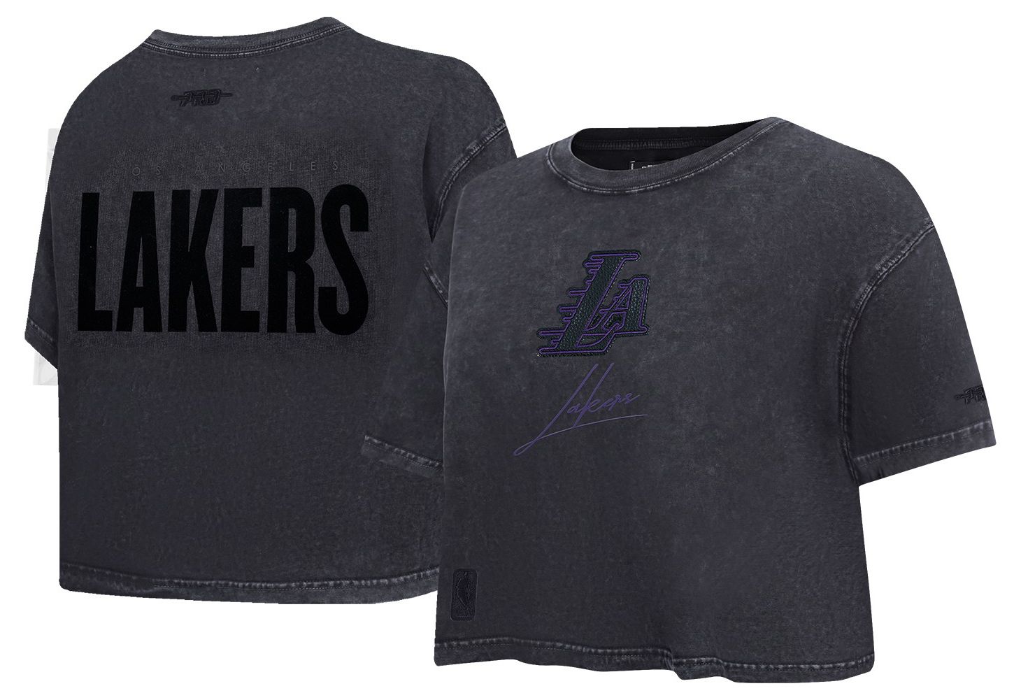 Pro Standard Women's Los Angeles Lakers Washed Boxy T-Shirt