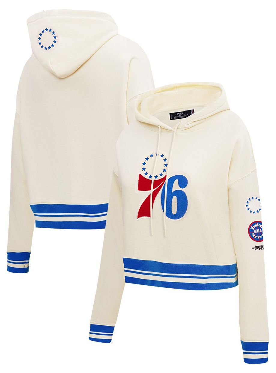 Pro Standard Women's Philadelphia 76ers Retro Classic Cropped Hoodie