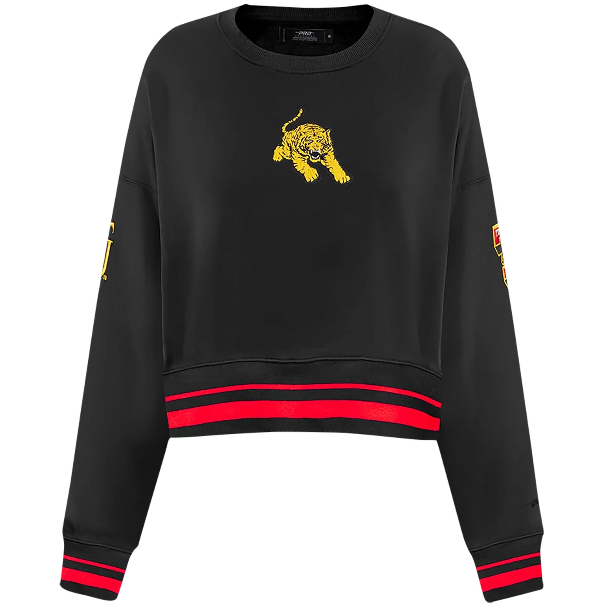 Pro Standard Women's Tuskegee Golden Tigers Classic Chenille Crewneck Sweatshirt