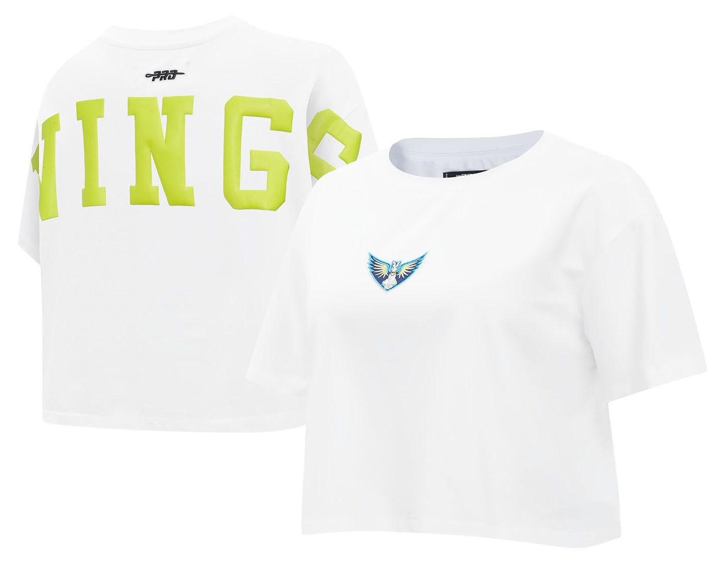 Pro Standard Women's Dallas Wings White Wingspan Boxy T-Shirt