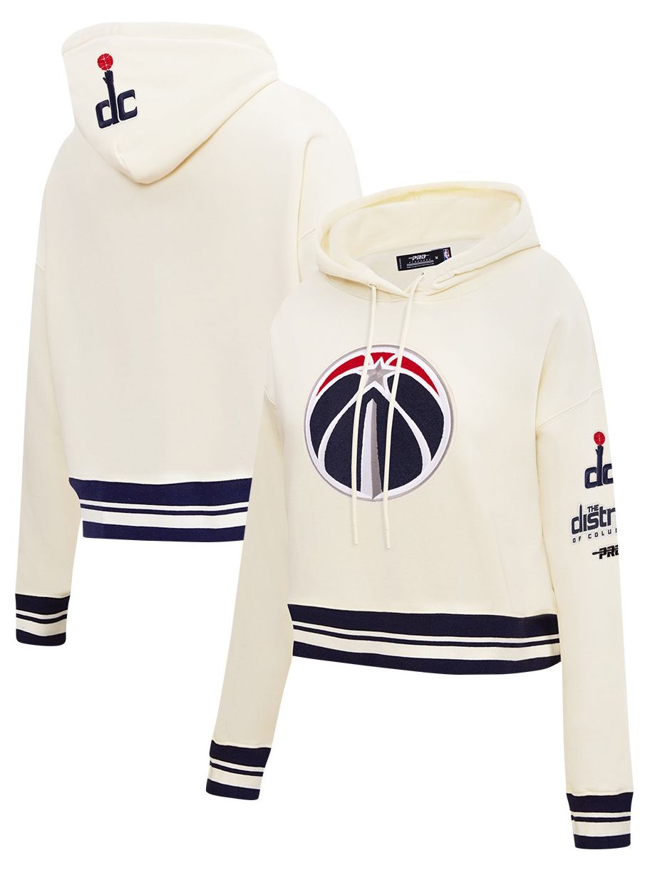 Pro Standard Women's Washington Wizards Retro Classic Cropped Hoodie