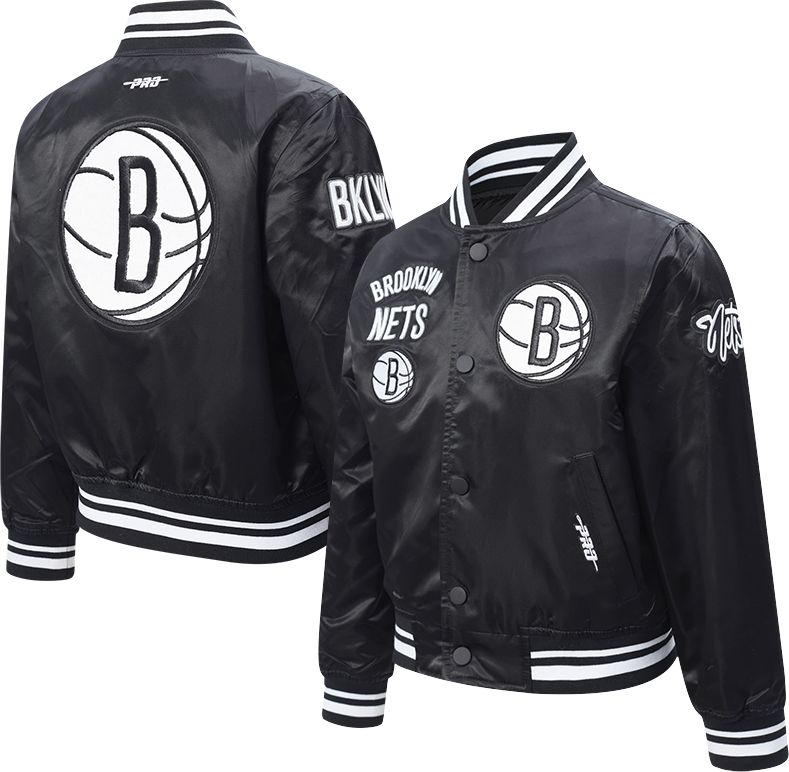 Pro Standard Youth Brooklyn Nets Retro Classics Satin Jacket
