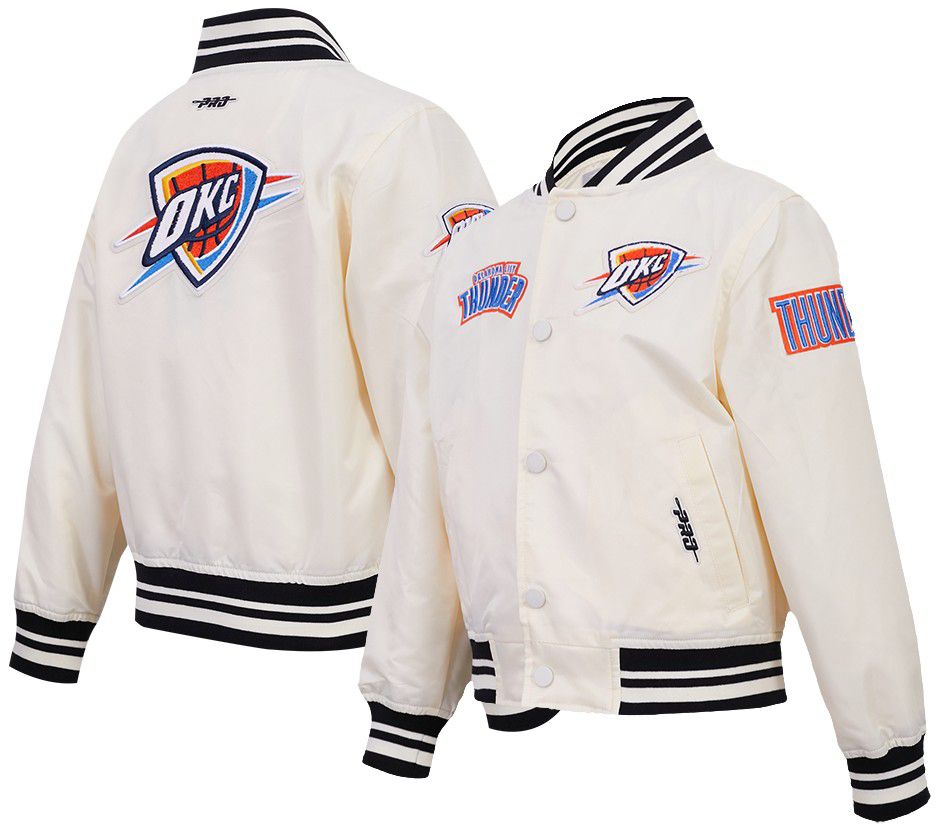Pro Standard Youth Oklahoma City Thunder Retro Classics Satin Jacket
