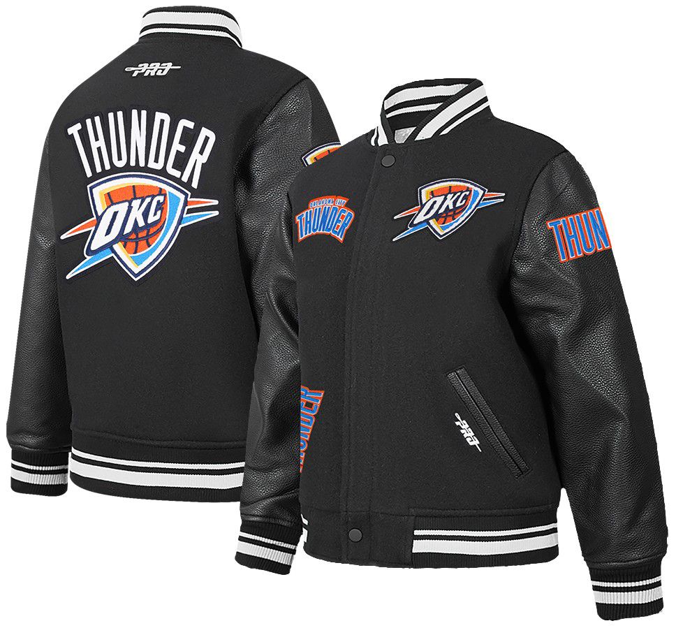 Pro Standard Youth Oklahoma City Thunder Retro Classics Varsity Jacket