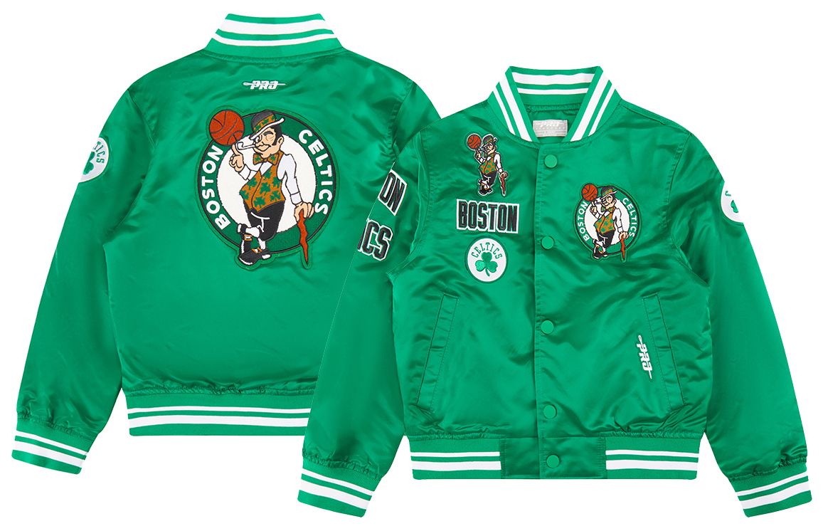 Pro Standard Youth Boston Celtics Retro Classics Satin Jacket