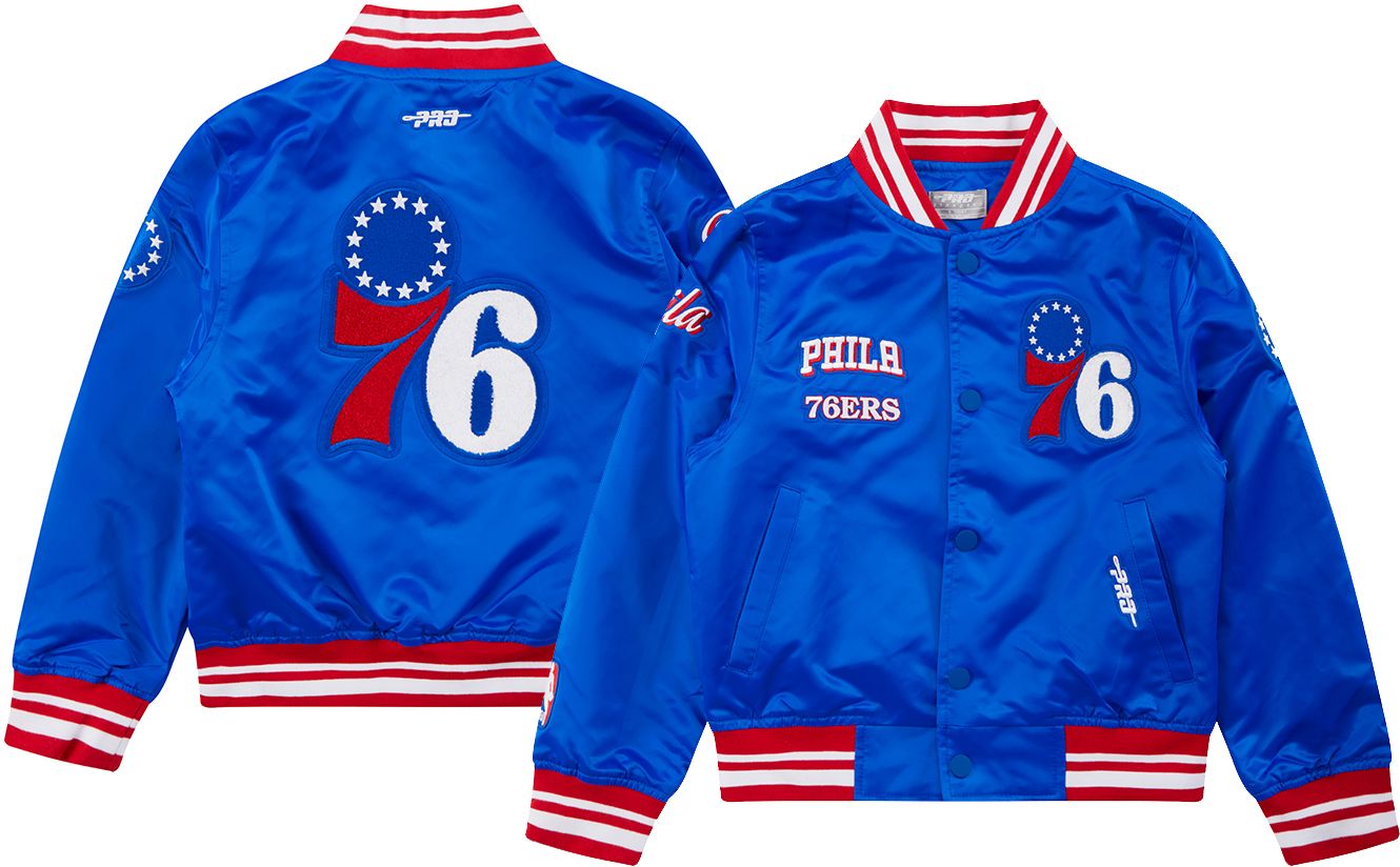 Pro Standard Youth Philadelphia 76ers Retro Classics Satin Jacket