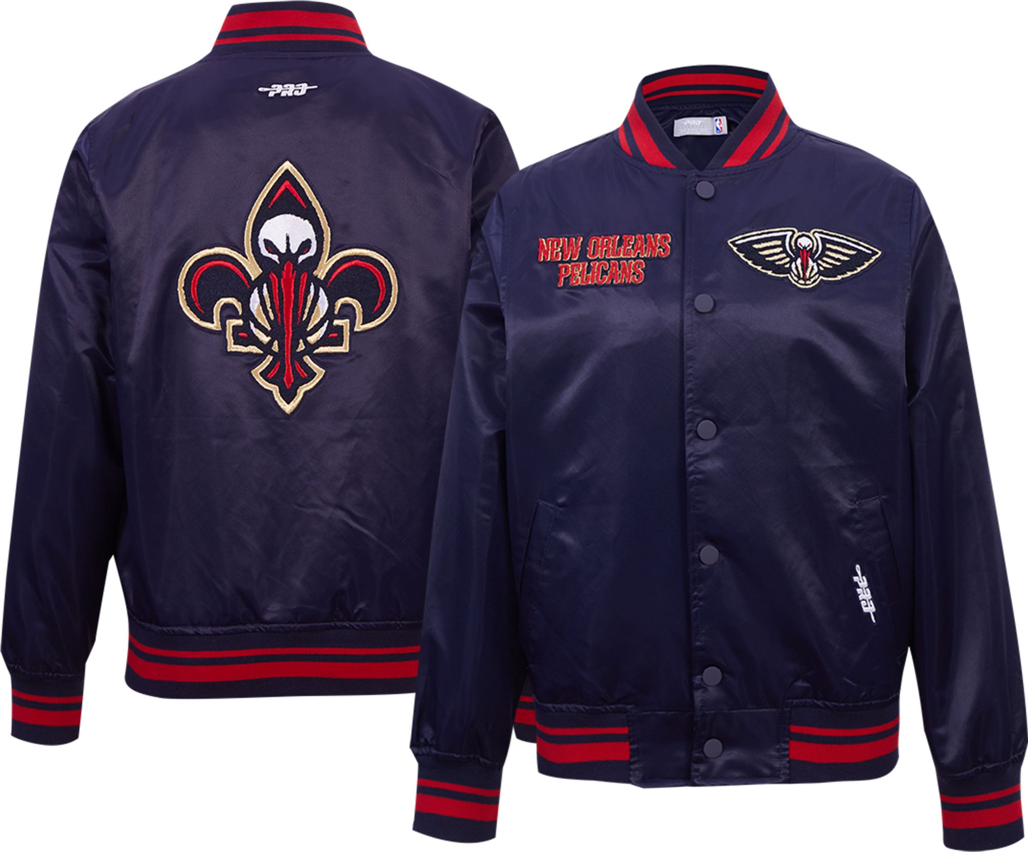 Pro Standard Youth New Orleans Pelicans Retro Classics Satin Jacket